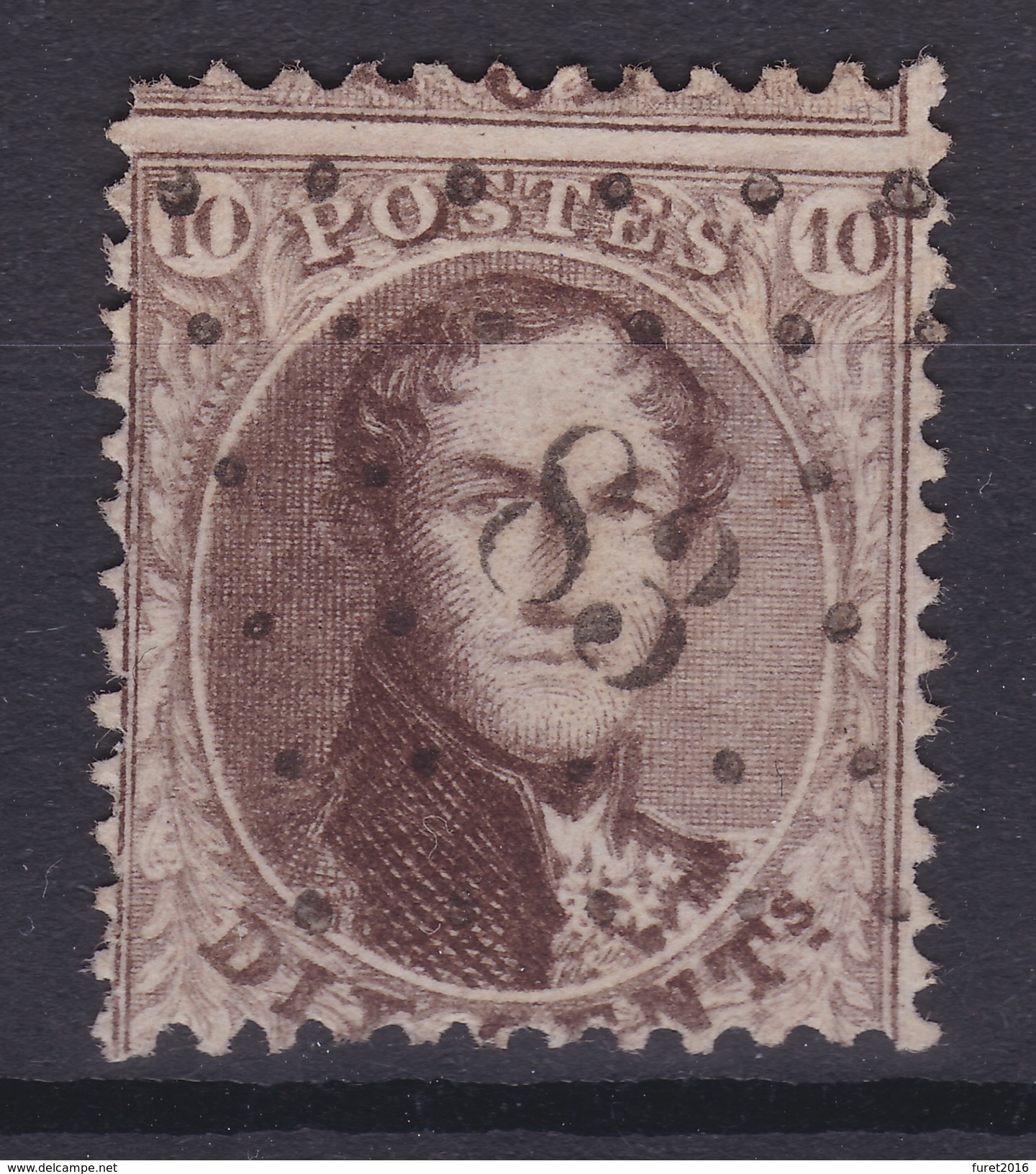 N° 14 A LP 83 CINEY - 1863-1864 Médaillons (13/16)