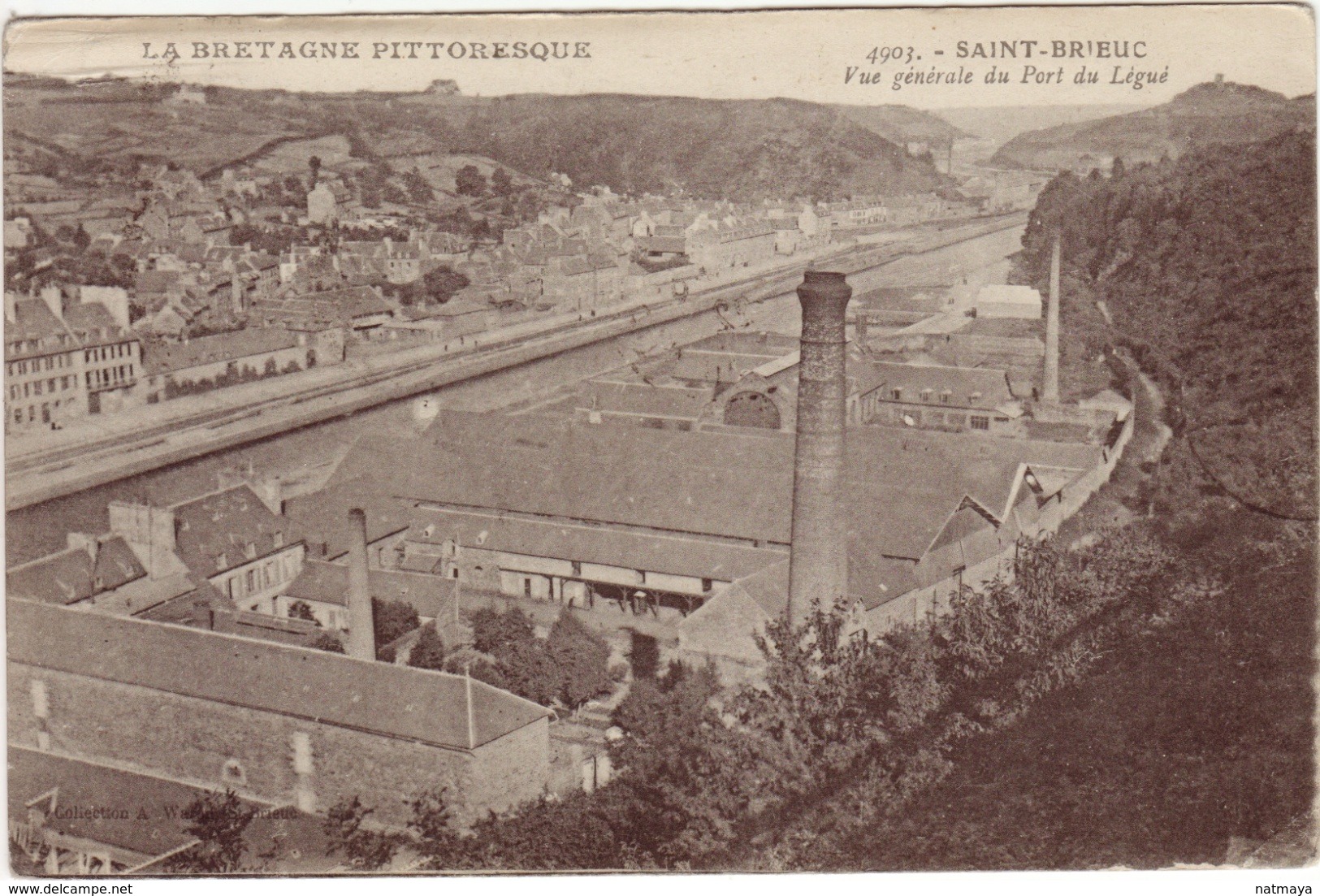 COTES DU NORD - Hillion- Carte Postale -CAD -TypeB4 - 1922 - 1921-1960: Période Moderne