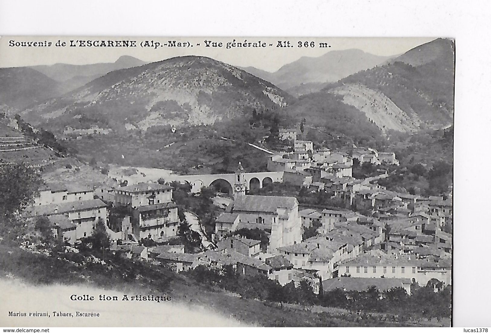 06 / SOUVENIR DE L ESCARENE / VUE GENERALE - L'Escarène