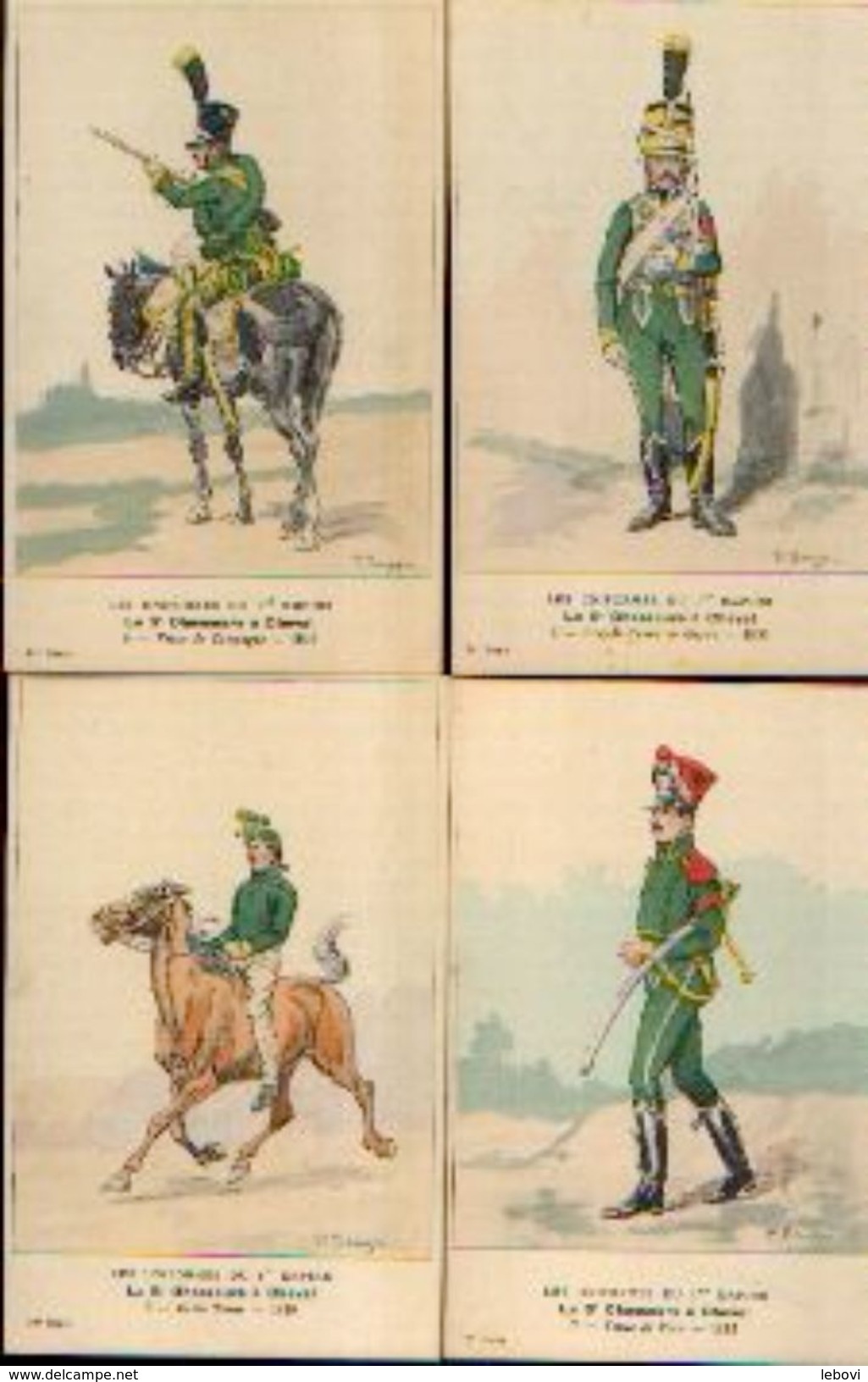 « Les Uniformes Du 1er Empire – Le 5e Chasseurs à Cheval » - Ed. Treuttel Et Wurtz, Strasbourg (vers 1911) - Uniformes