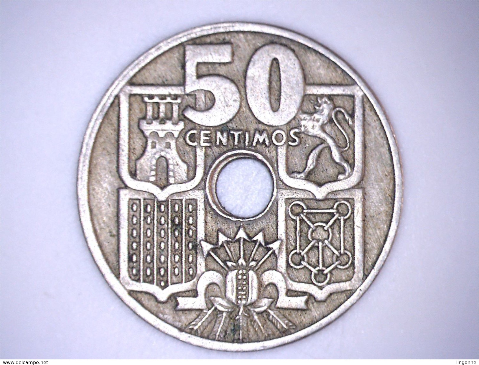 ESPAGNE / SPAIN 50 CENTIMOS 1949 (* 56 ) ETOILE 56 - 50 Céntimos