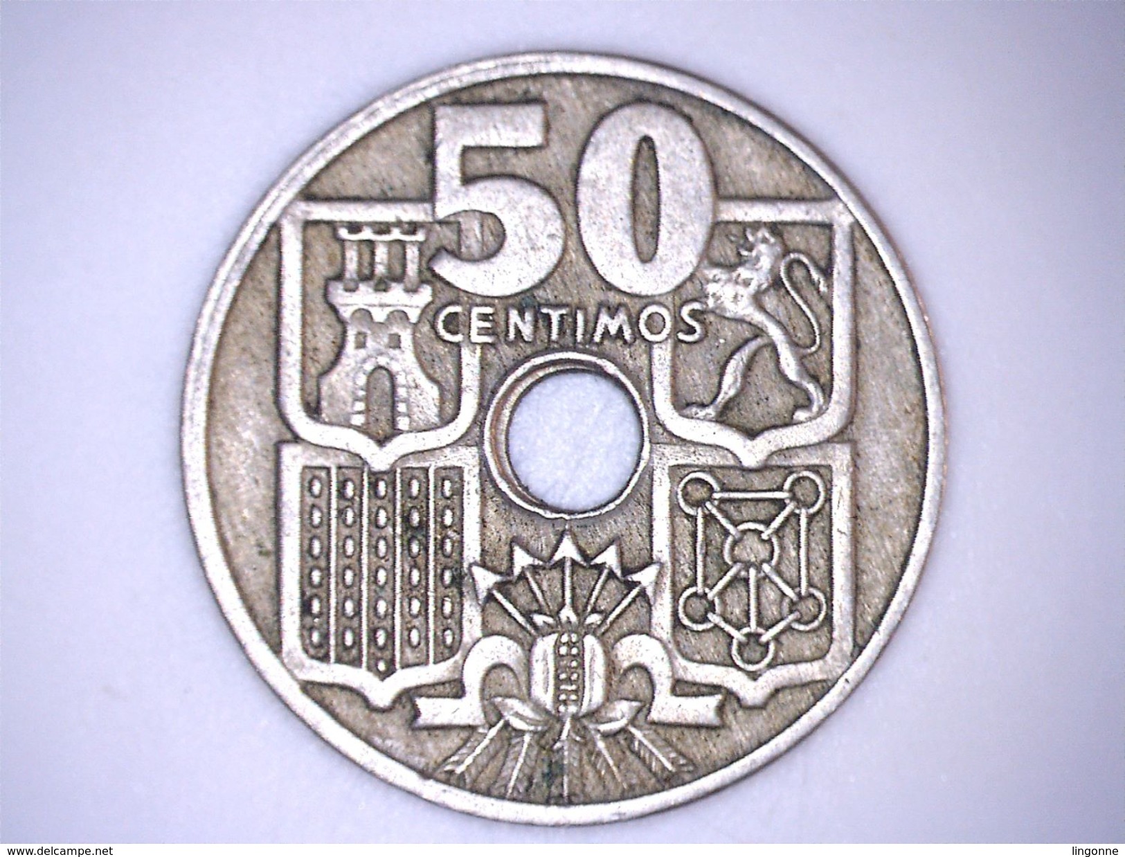 ESPAGNE / SPAIN 50 CENTIMOS 1949 (* 56 ) ETOILE 56 - 50 Centimos