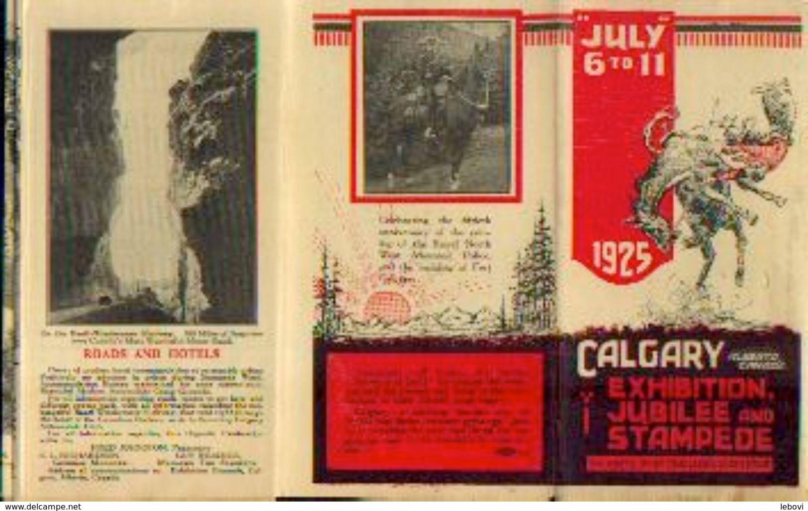 CALGARY (Canada) – Exhibition Jubilee And Stampede – 6 To 11 July 1925  - Dépliant - Equitation