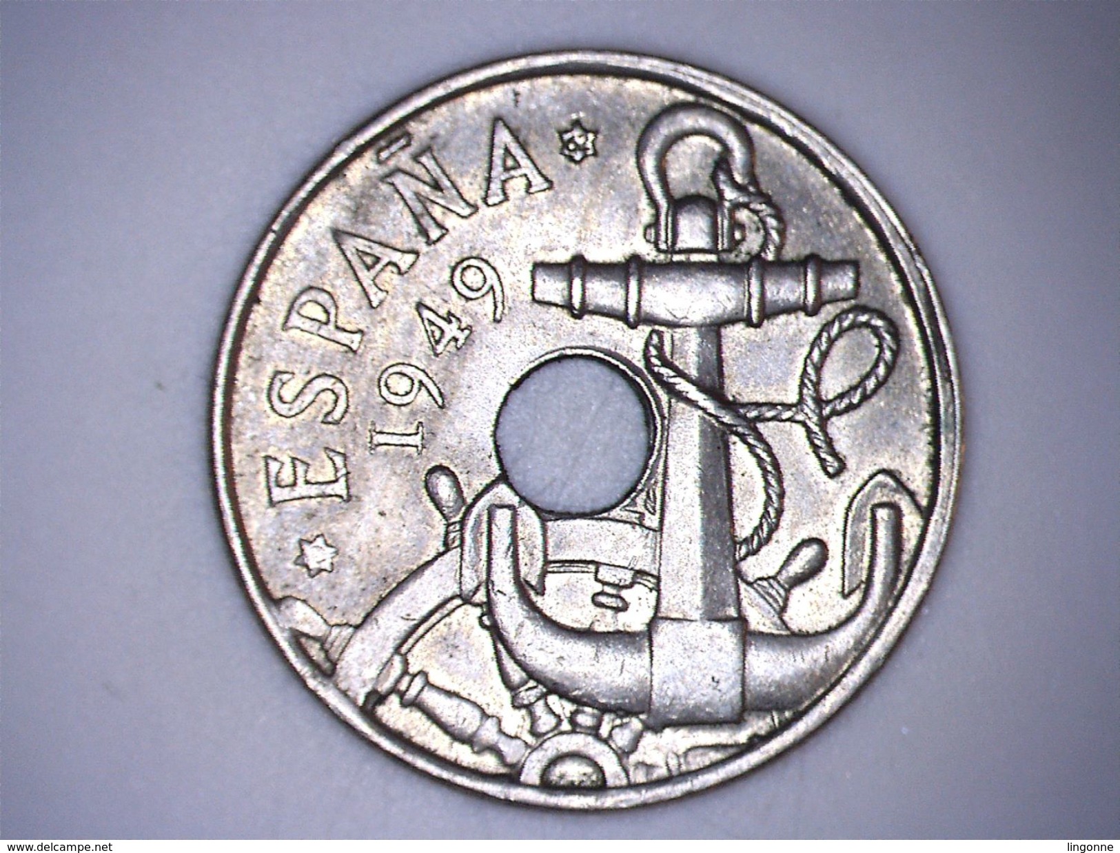 ESPAGNE / SPAIN 50 CENTIMOS 1949 (* 62 ) ETOILE 62 - 50 Centimos