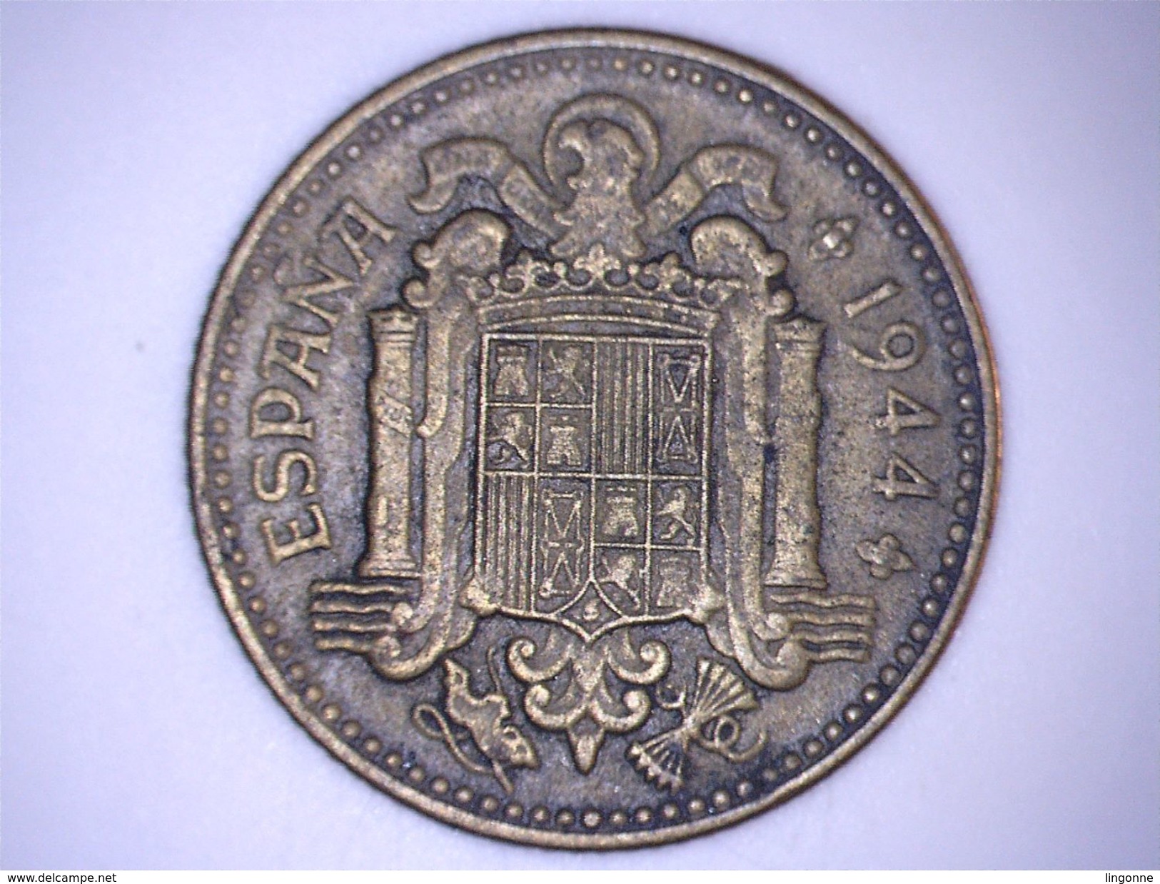 ESPAGNE - 1 PESETA 1944 - 1 Peseta