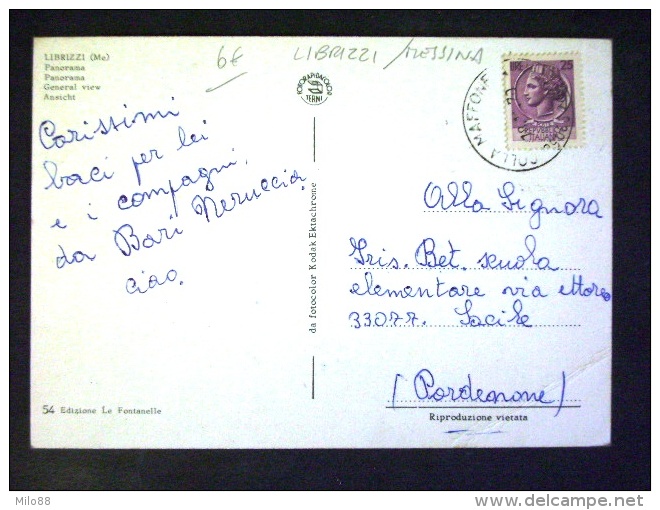 SICILIA -MESSINA -LIBRIZZI -F.G. LOTTO N°601 - Messina