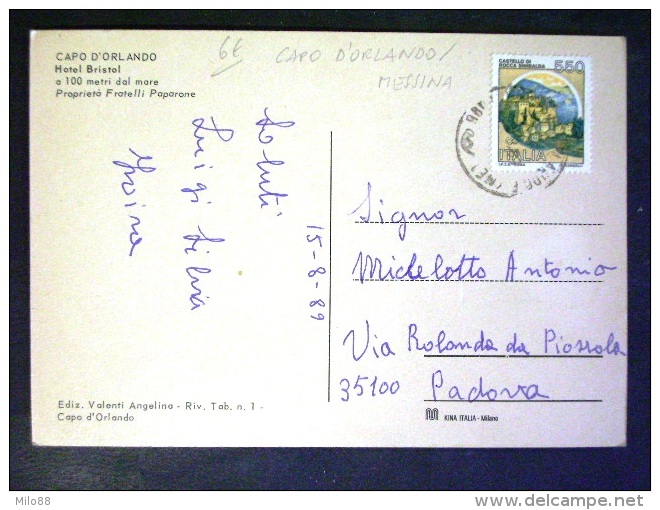 SICILIA -MESSINA -CAPO D'ORLANDO -F.G. LOTTO N°601 - Messina