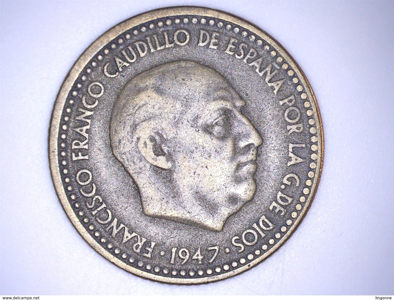 Espagne Spain 1 Peseta 1947 (*52) ETOILE 52 - 1 Peseta