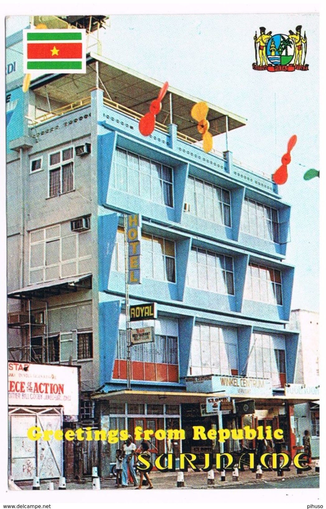 SUR-57   PARAMARIBO : Domineestraat - Hotel Royal - Suriname