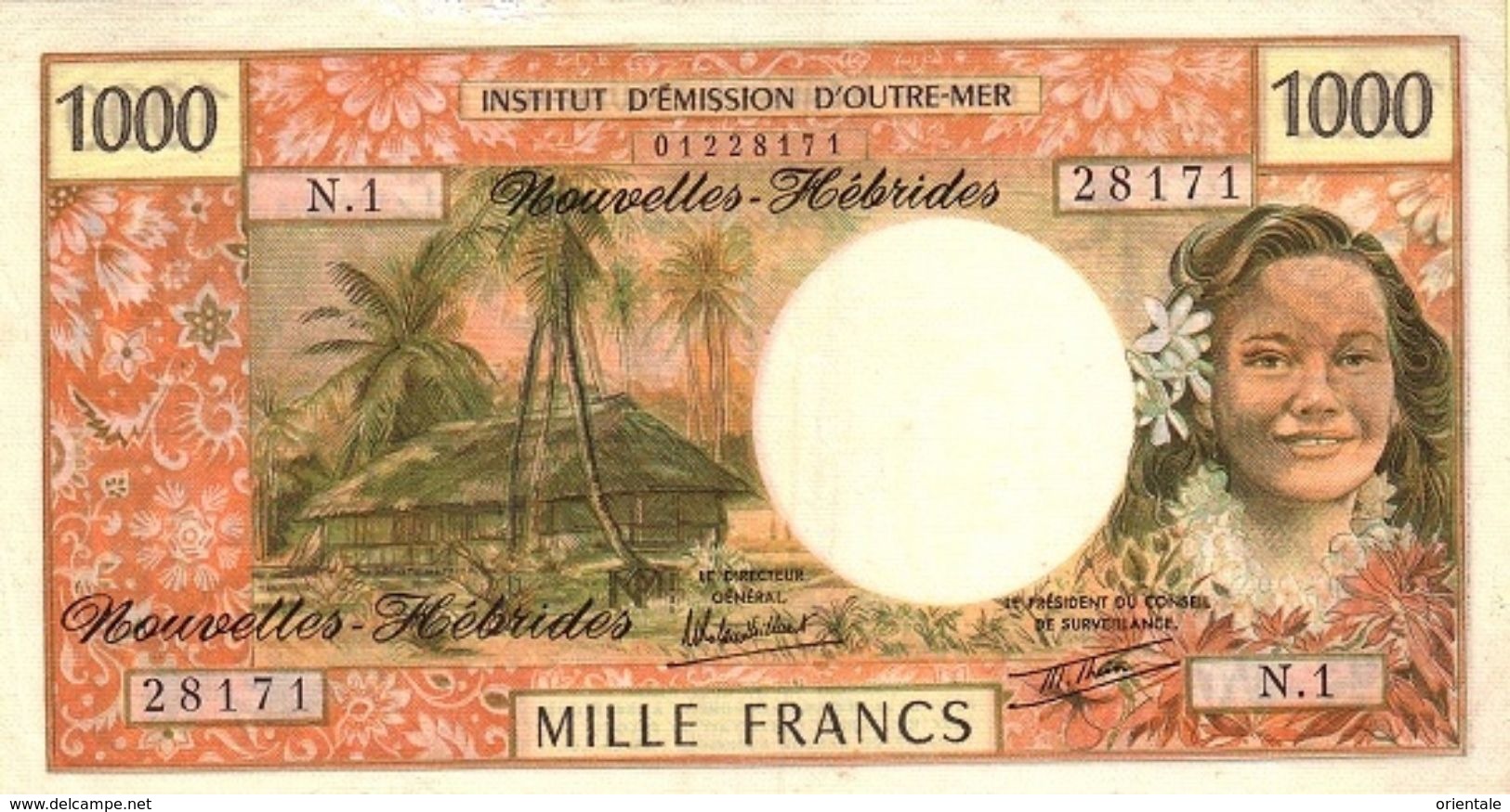 NEW HEBRIDES P. 20c 1000 F 2008 UNC - New Hebrides