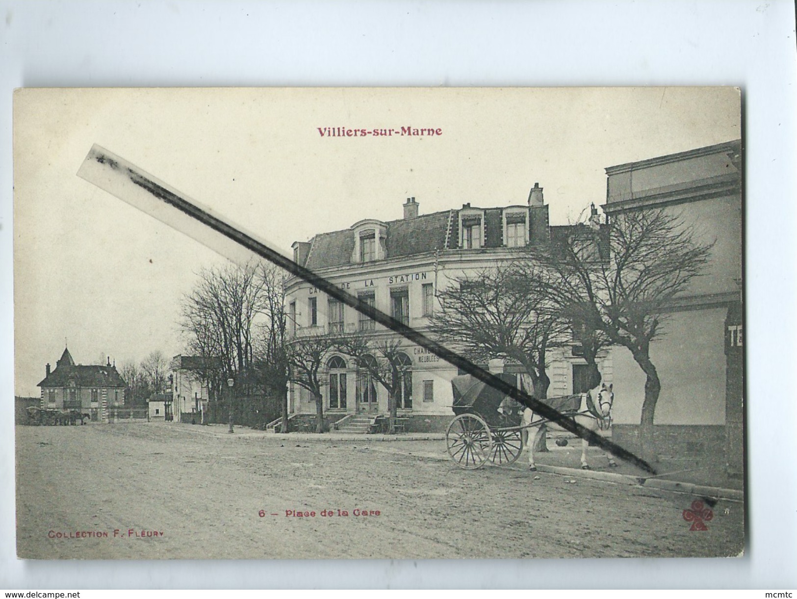 CPA   - Villiers Sur Marne - Place De La Gare - Villiers Sur Marne