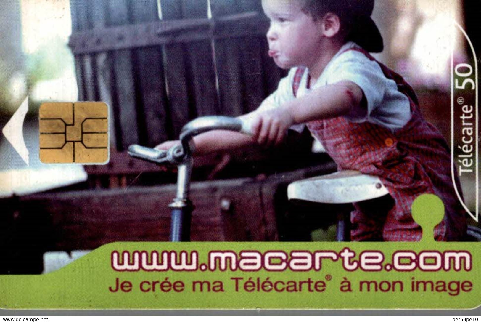 TELECARTE 50 UNITES JE CREE MA TELECARTE A MON IMAGE - Téléphones