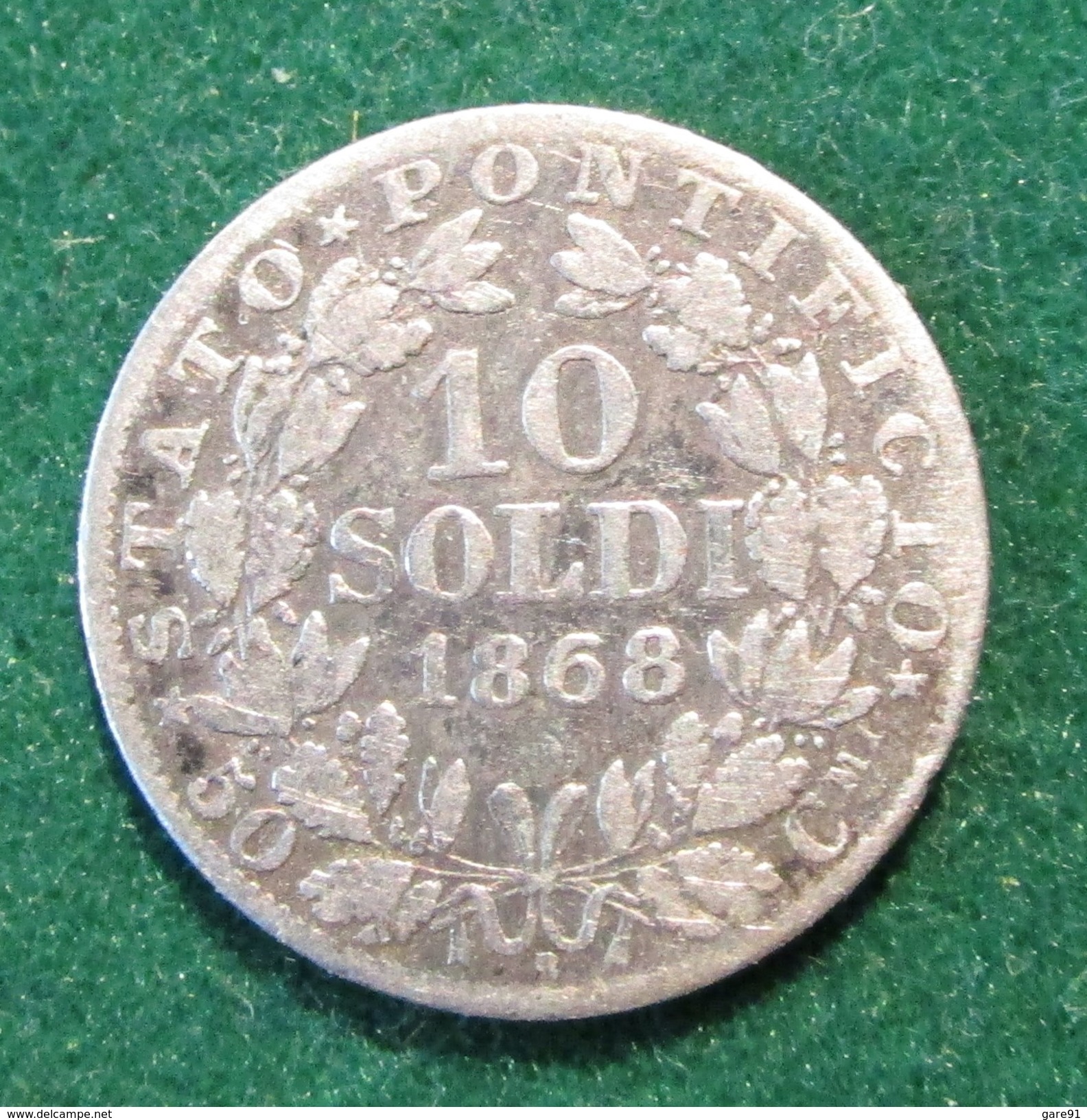 10 Soldi 1868 - Other & Unclassified