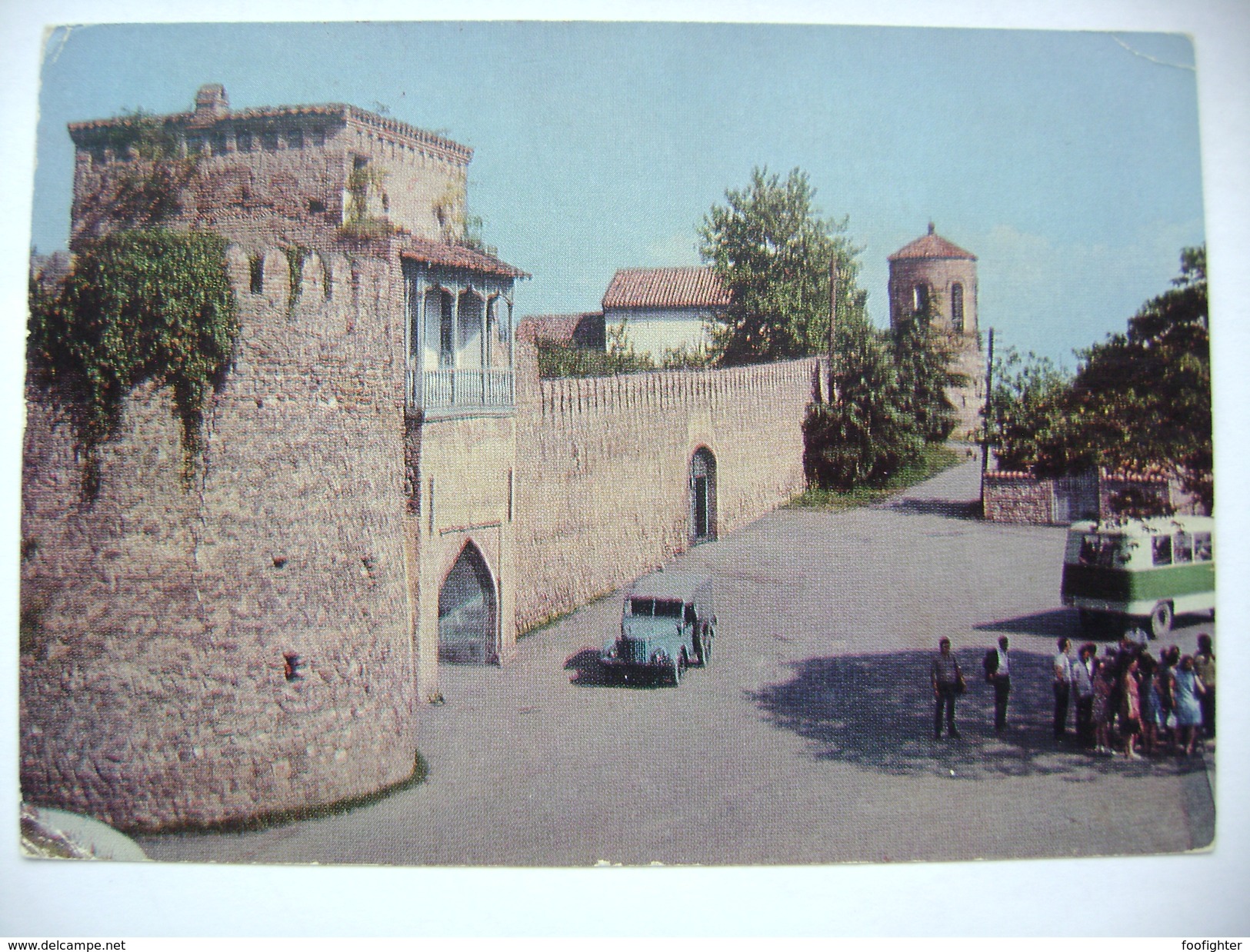 Georgia (Soviet Union): TELAVI - Old Fortress (XVIII. Ct.) - Old Soviet Jeep - Posted 1977 - Georgia