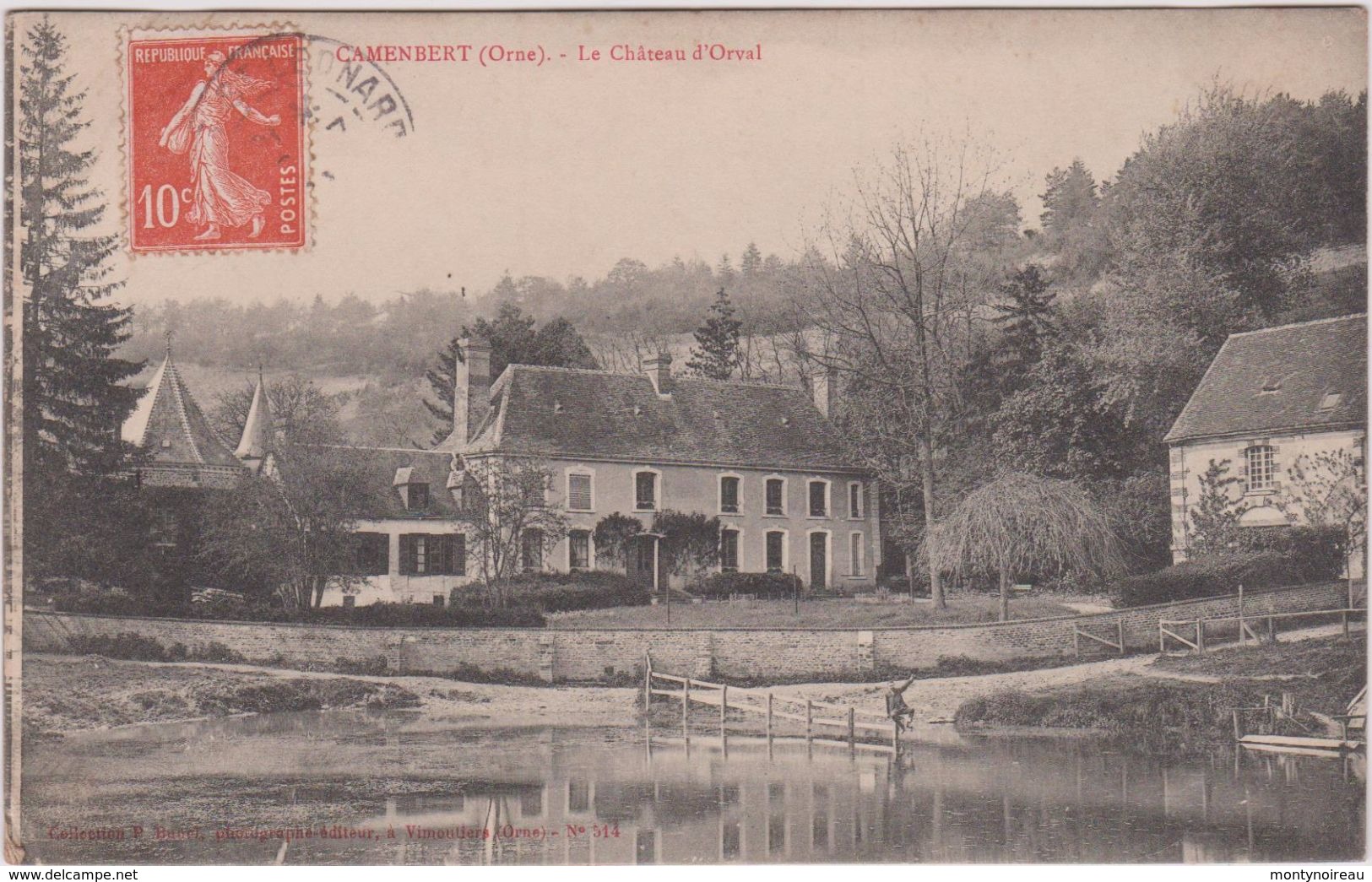 Orne : Prés  Vimoutiers :  CAMENBERT : Le  Château D '  Orval - Other & Unclassified