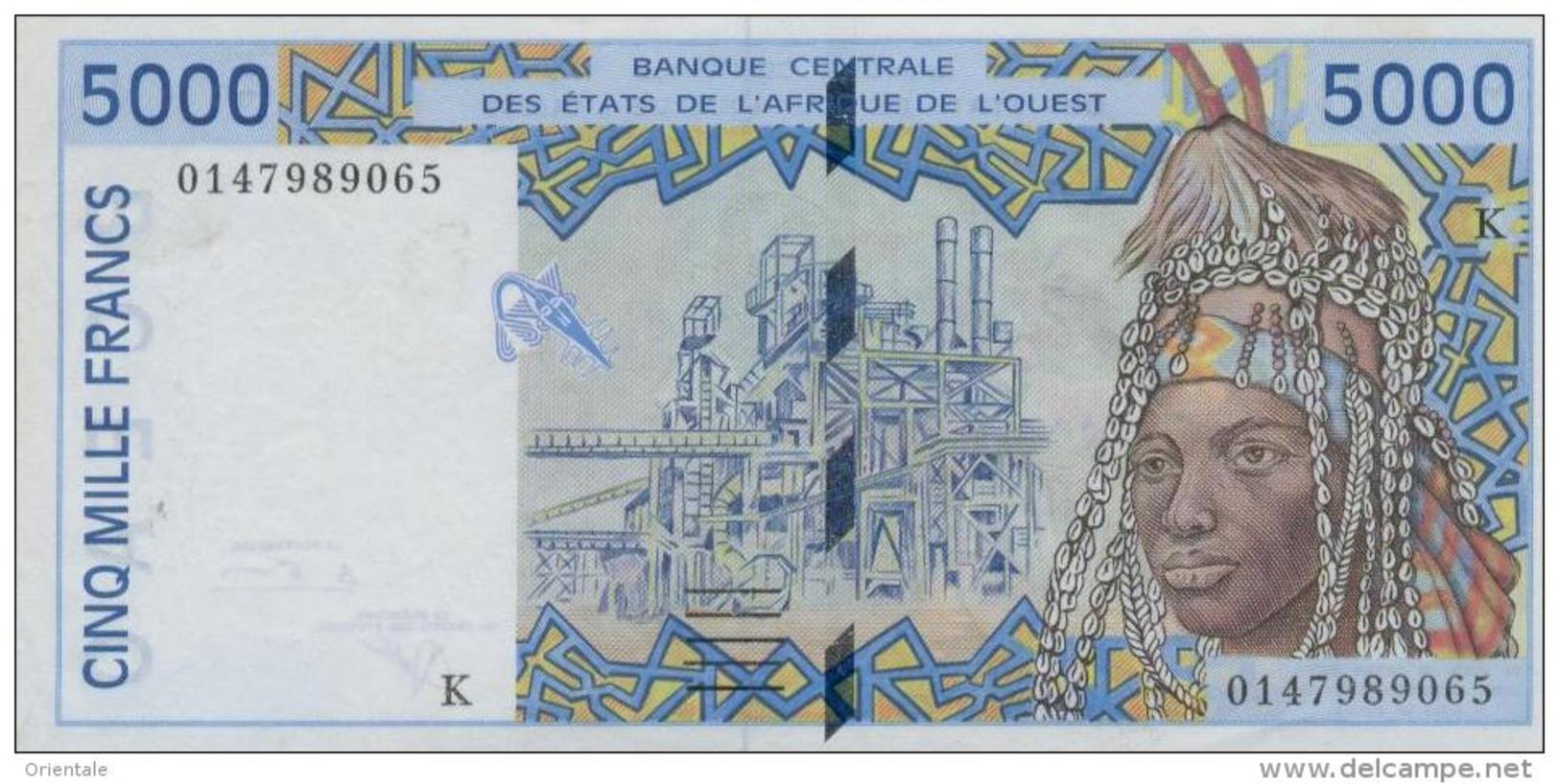 WEST AFRICAN STATES P. 713Kk 5000 F 2001  XF - Sénégal