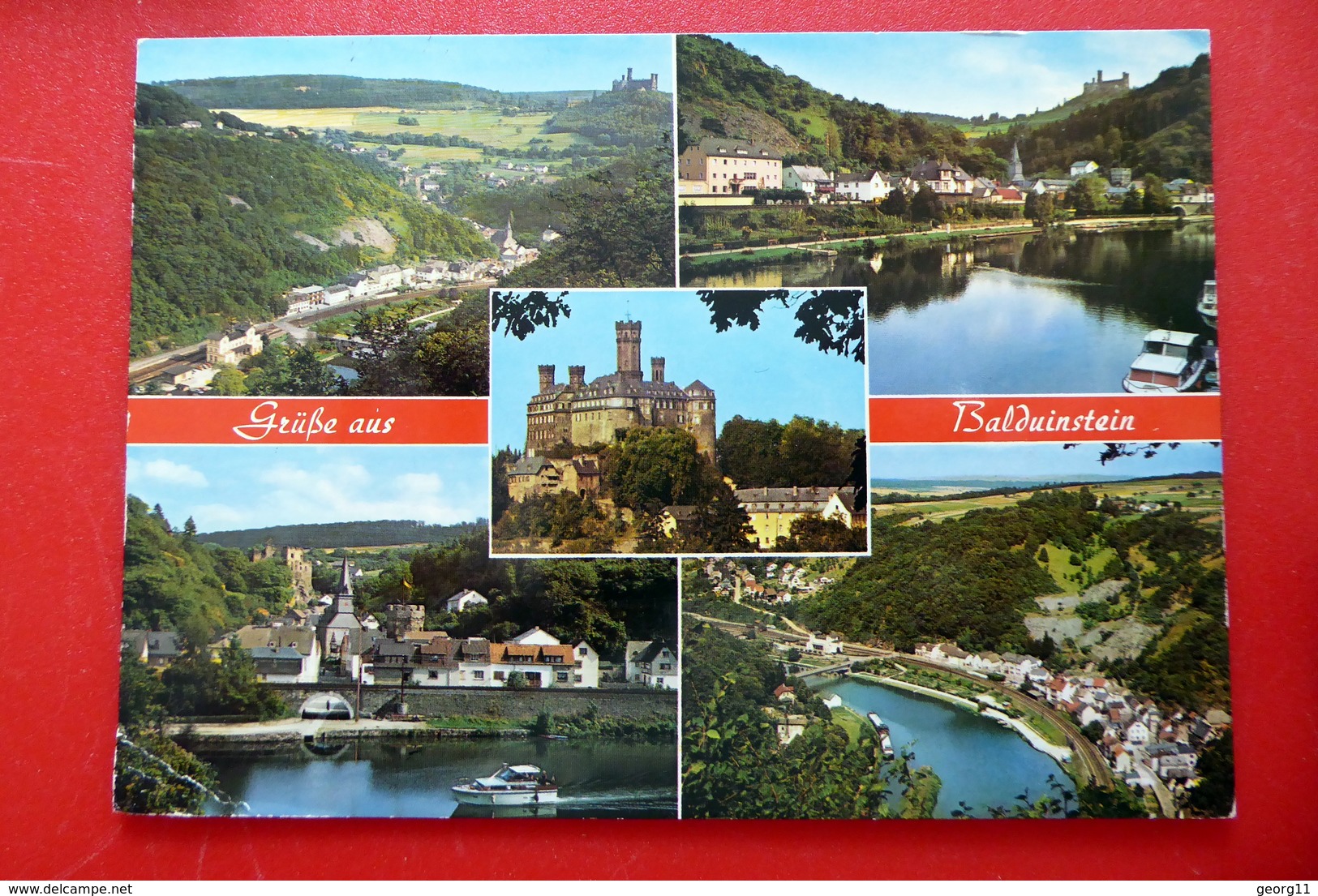 Balduinstein - Diez - Rhein-Lahn-Kreis - Rheinland-Pfalz - 1986 - Grüße - Burg - Diez