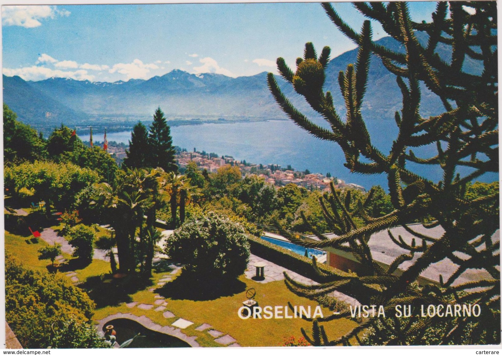 SUISSE,HELVETIA,SWISS,SCHWEIZ,SVIZZERA,SWITZERLAND ,TESSIN,LOCARNO ,lac Majeur,ORSELINA - Locarno