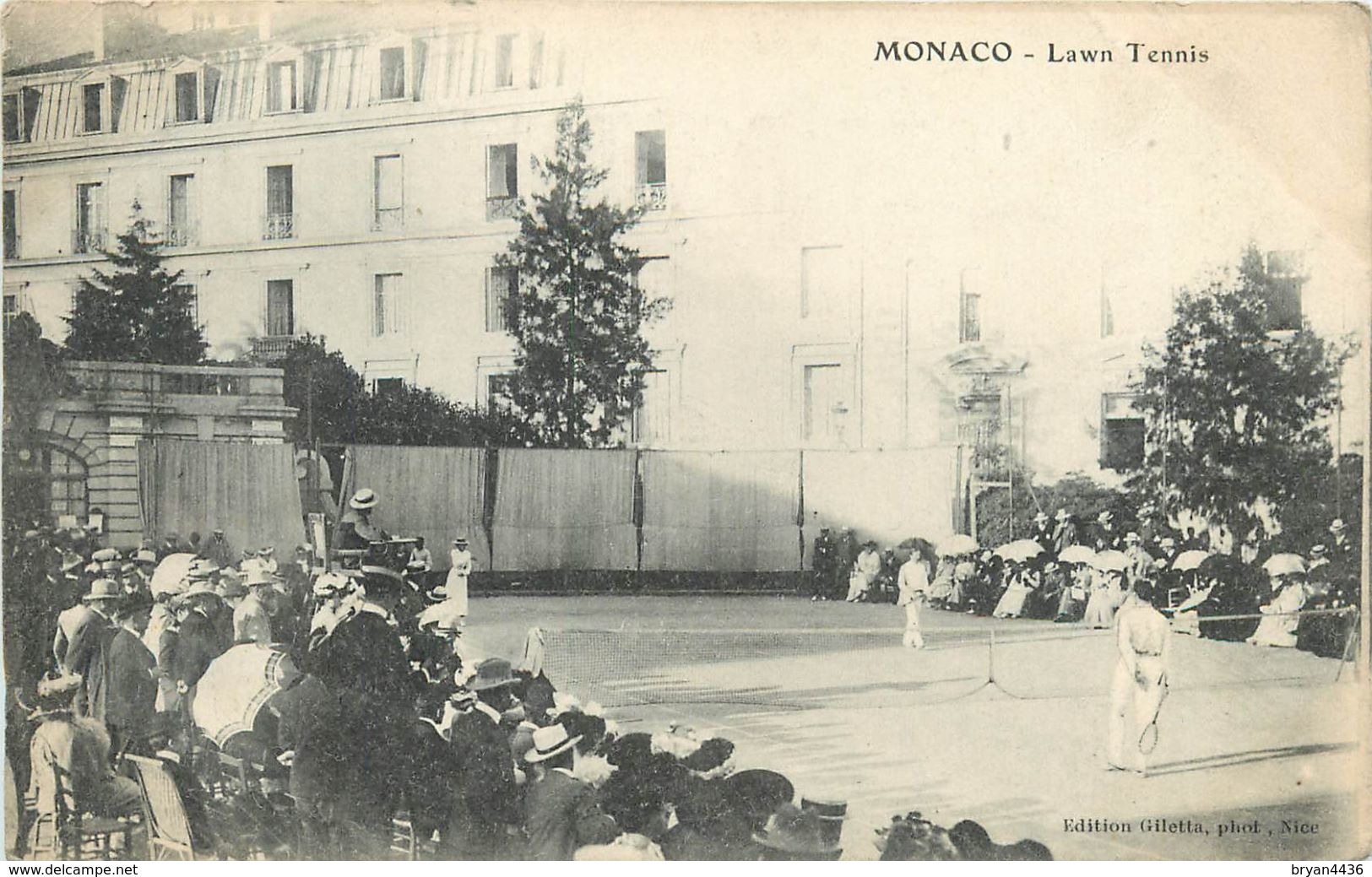 MONACO - LAWN TENNIS - CPA ANIMEE - VOIR SCANS - Autres & Non Classés