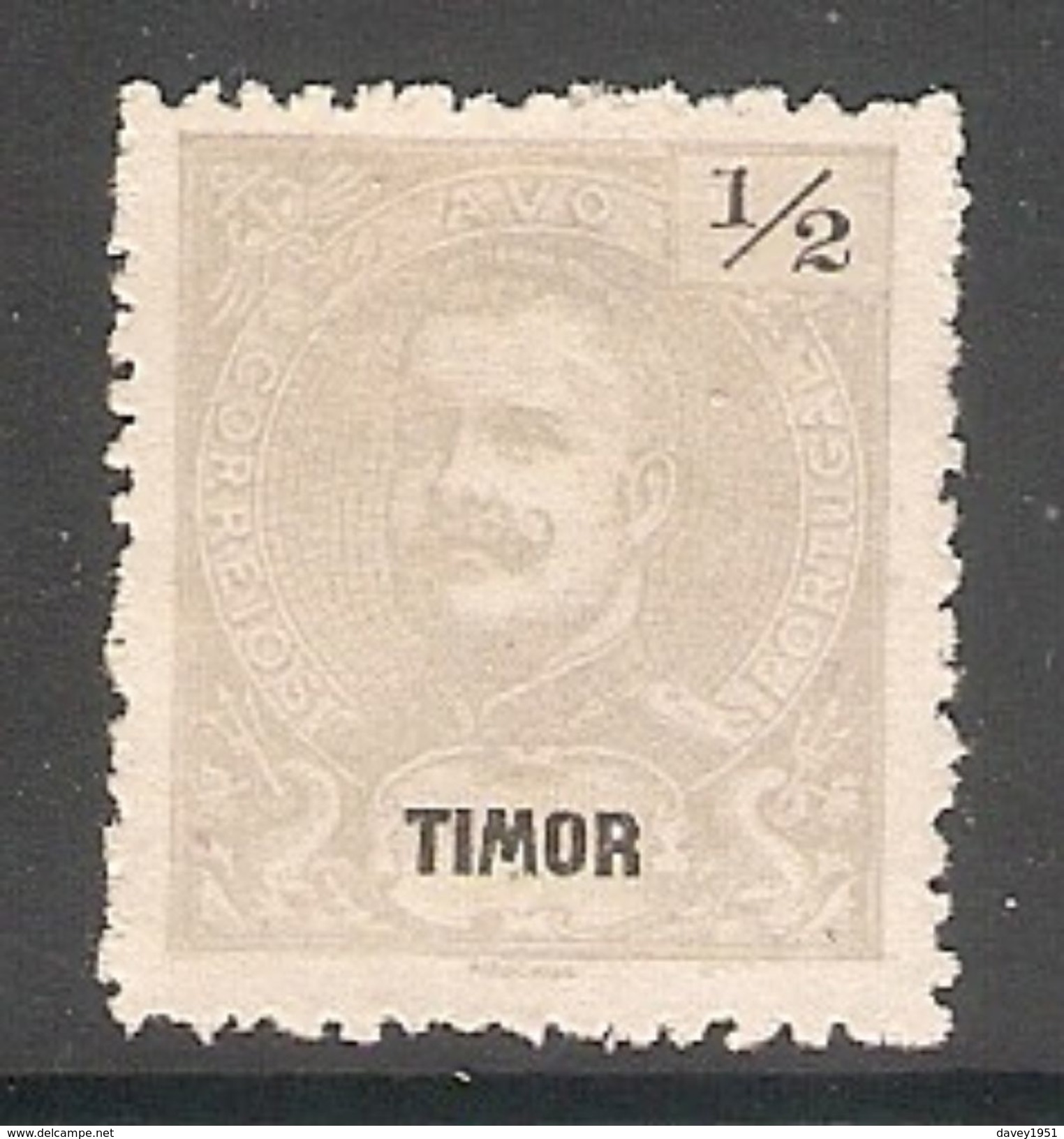 005738 Timor 1898 Carlos 1/2 Avo Mint - Timor