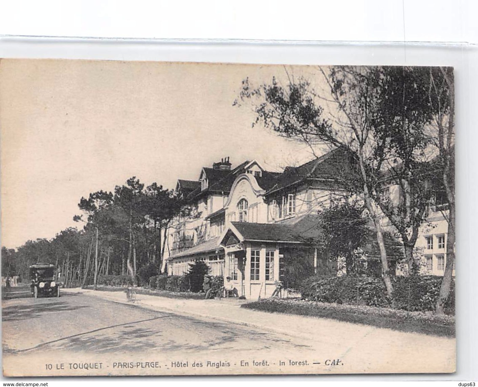 LE TOUQUET - PARIS PLAGE - Hôtel Des Anglais - En Forêt - Très Bon état - Le Touquet