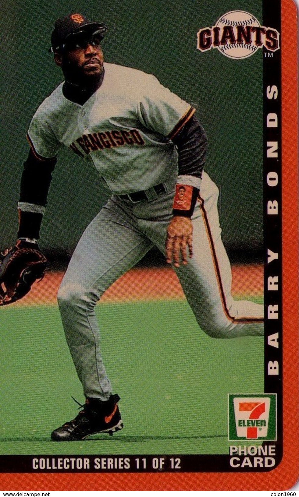 ESTADOS UNIDOS, BASEBALL. BARRY BONDS (GIANTS). (1009) - Sonstige & Ohne Zuordnung