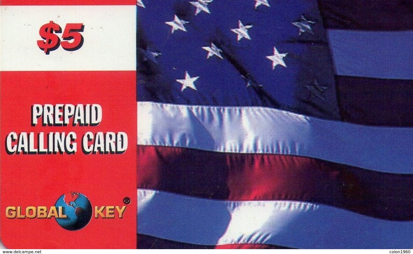 ESTADOS UNIDOS. US-GKY-0011Ab. USA FLAG. 5$. (1007) - Andere & Zonder Classificatie