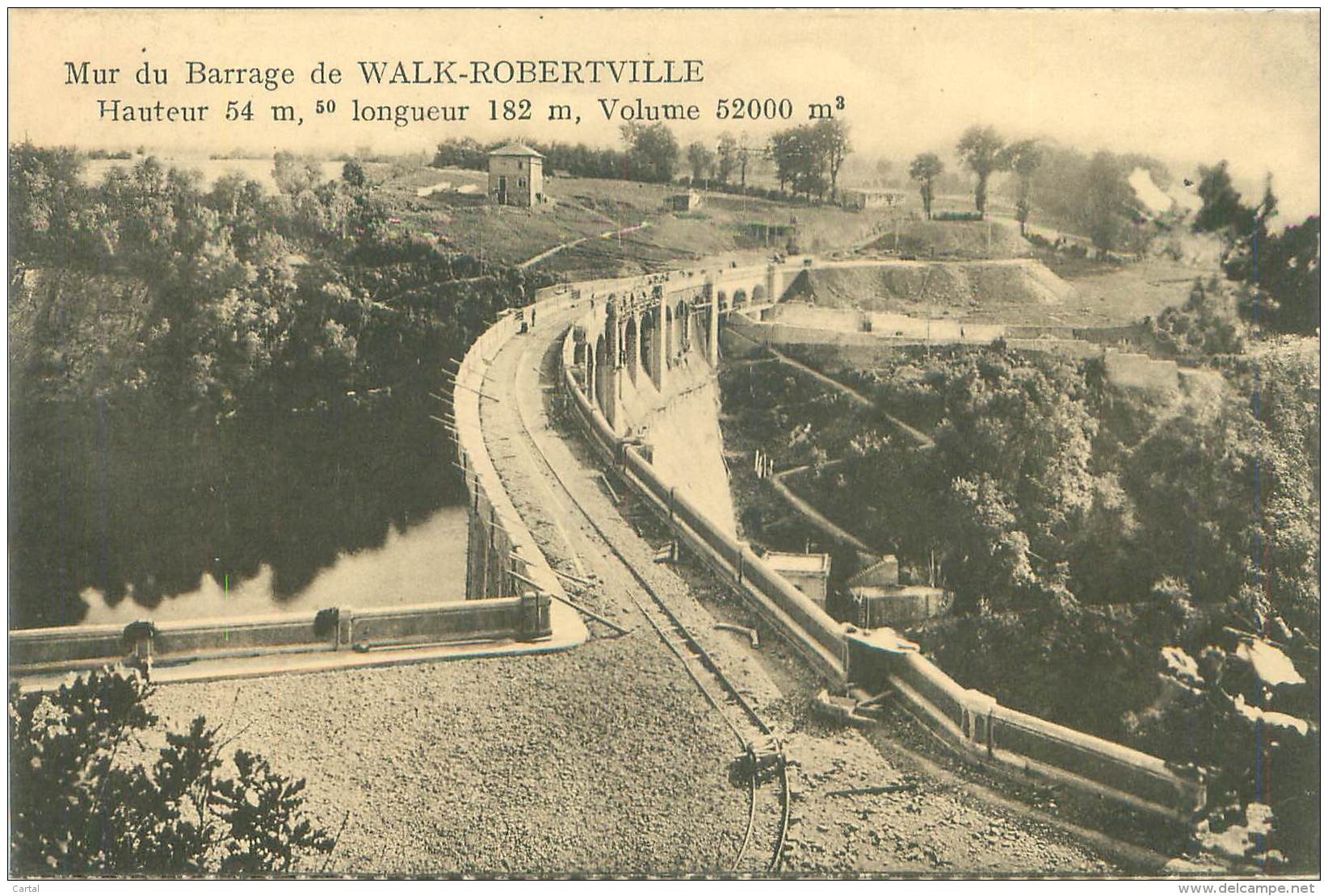 Mur Du Barrage De WALK-ROBERTVILLE - Weismes