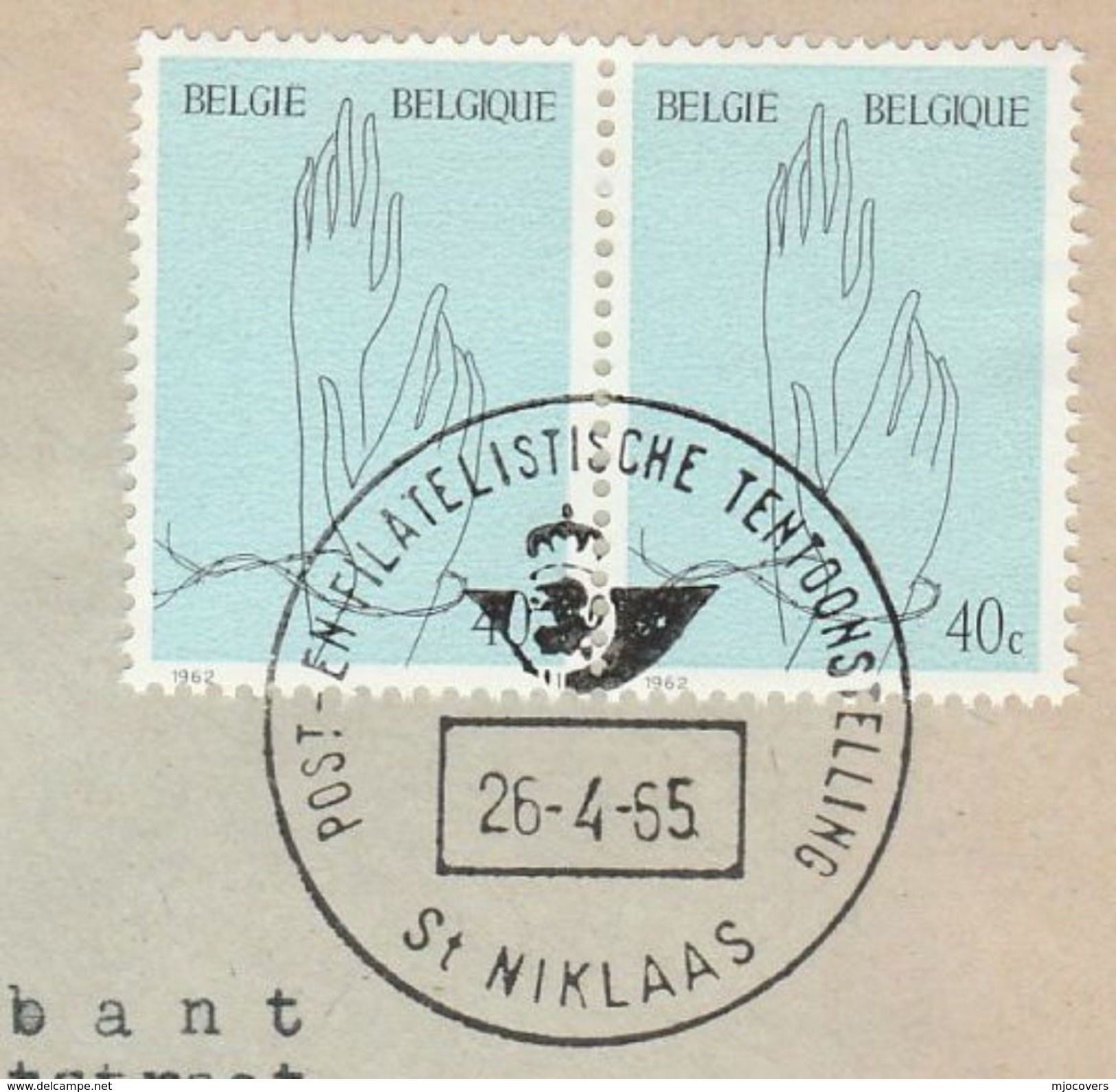 1965 BELGIUM COVER EVENT Pmk CHATELET PHILATELIC EXPOSITION, Stamps Exhibition - Philatelic Exhibitions