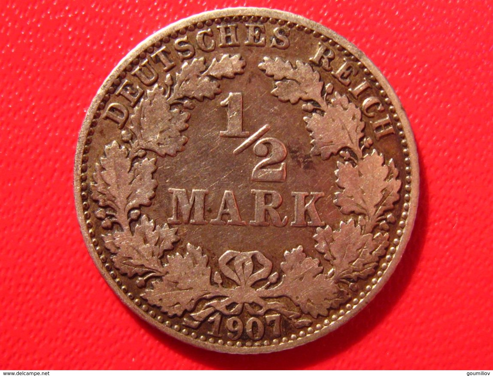 Allemagne - Demi 1/2 Mark 1907 J 4319 - 1/2 Mark