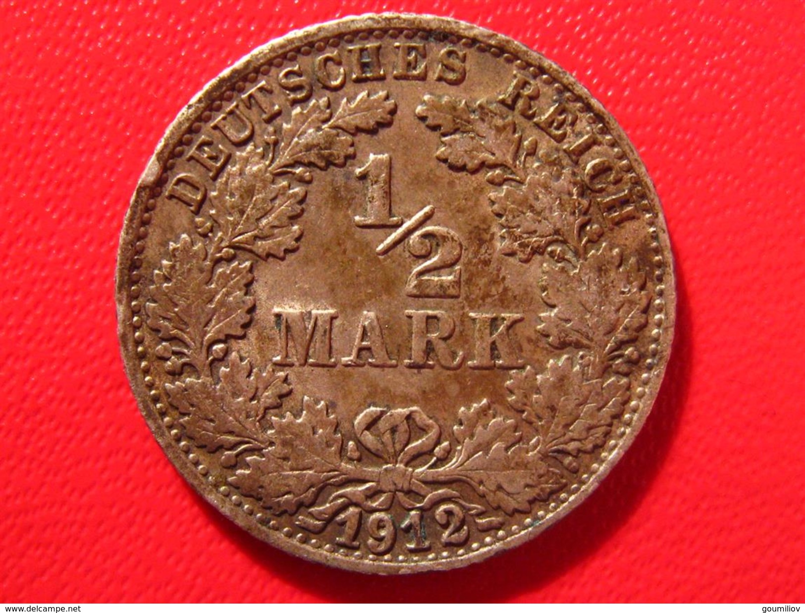 Allemagne - Demi 1/2 Mark 1912 F 4314 - 1/2 Mark