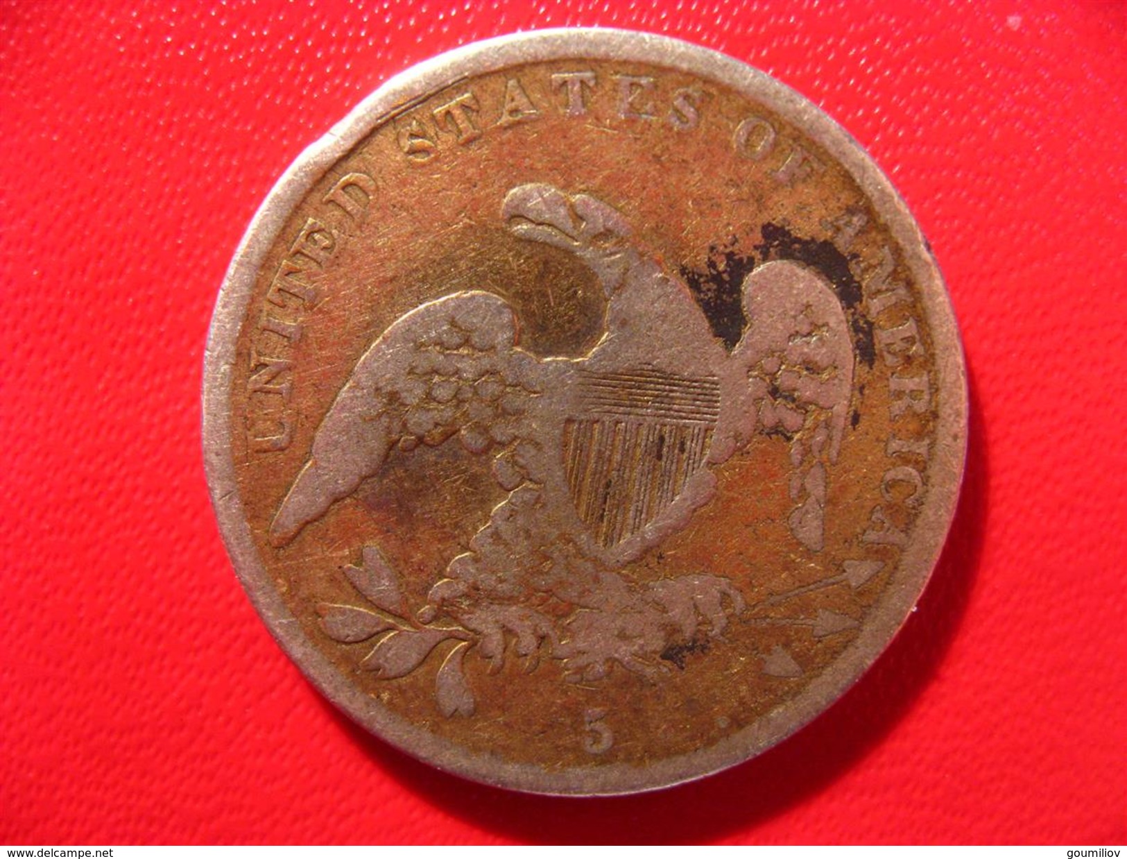 Etats-Unis - USA - 25 Cents, Quarter Dollar 1838 - Coin Bouché Sur Le 2 Et C De 25 C 4304 - 1796-1838: Bust