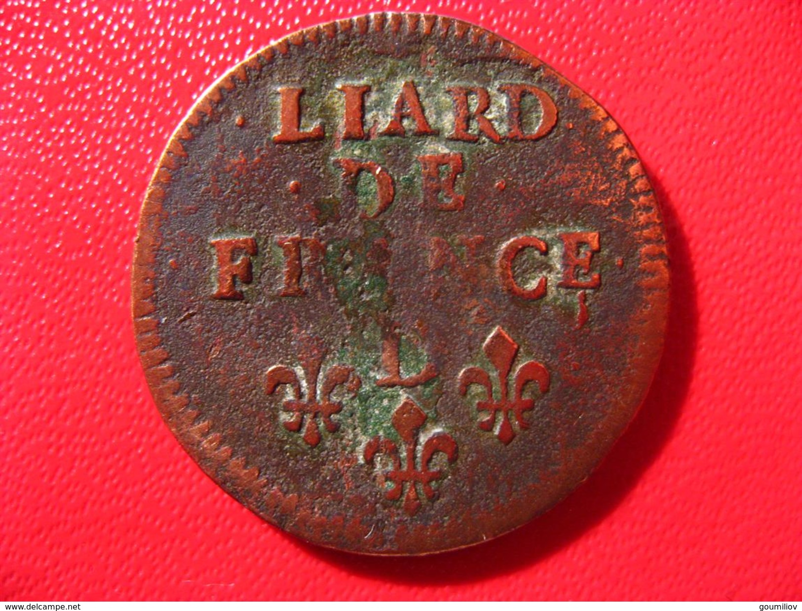 Liard De France Louis XIV 1656 D Lyon 4601 - 1643-1715 Louis XIV Le Grand