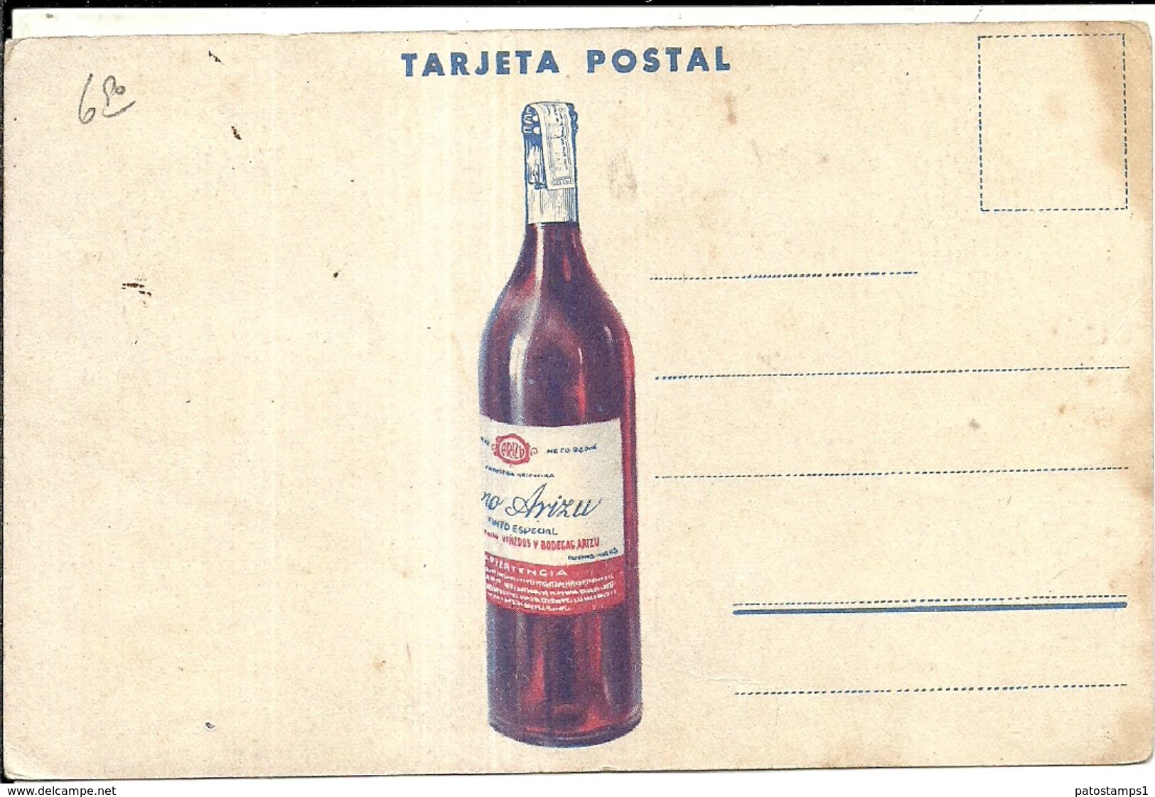 78910 ARGENTINA ARTIST MIRTHA LEGRAND & ROBERTO AIRALDI & PUBLICITY VINO ARIZU POSTAL POSTCARD - Argentine