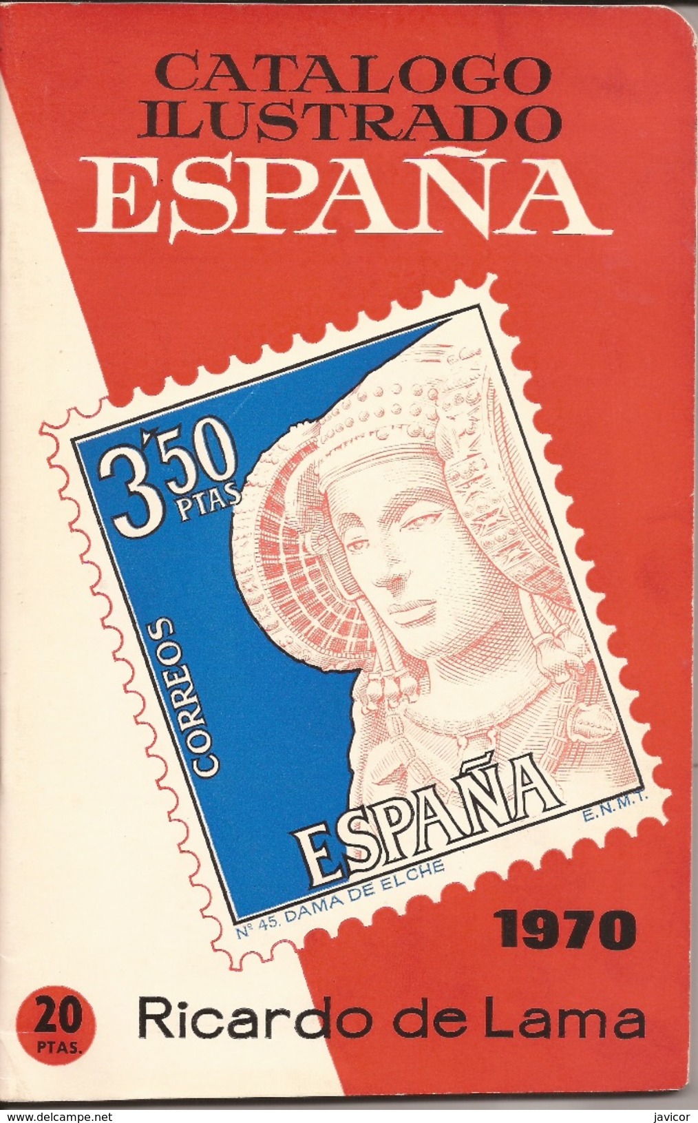 1970 Catalogo Ilustrado Sellos España - Ricardo De Lama -CURIOSIDAD - España