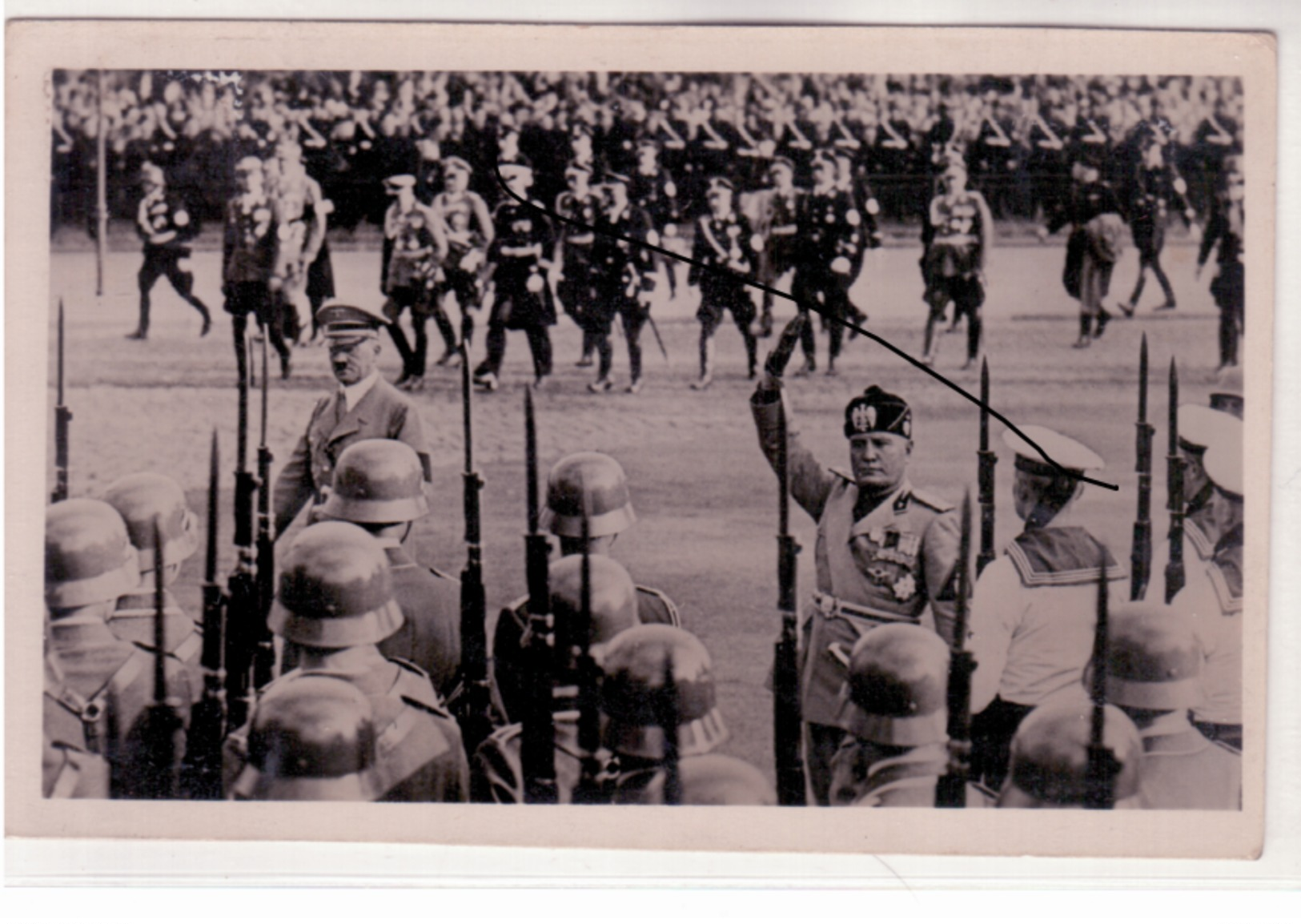 Hitler E Mussolini  A Monaco Maggio 1938  G300 - Personnages