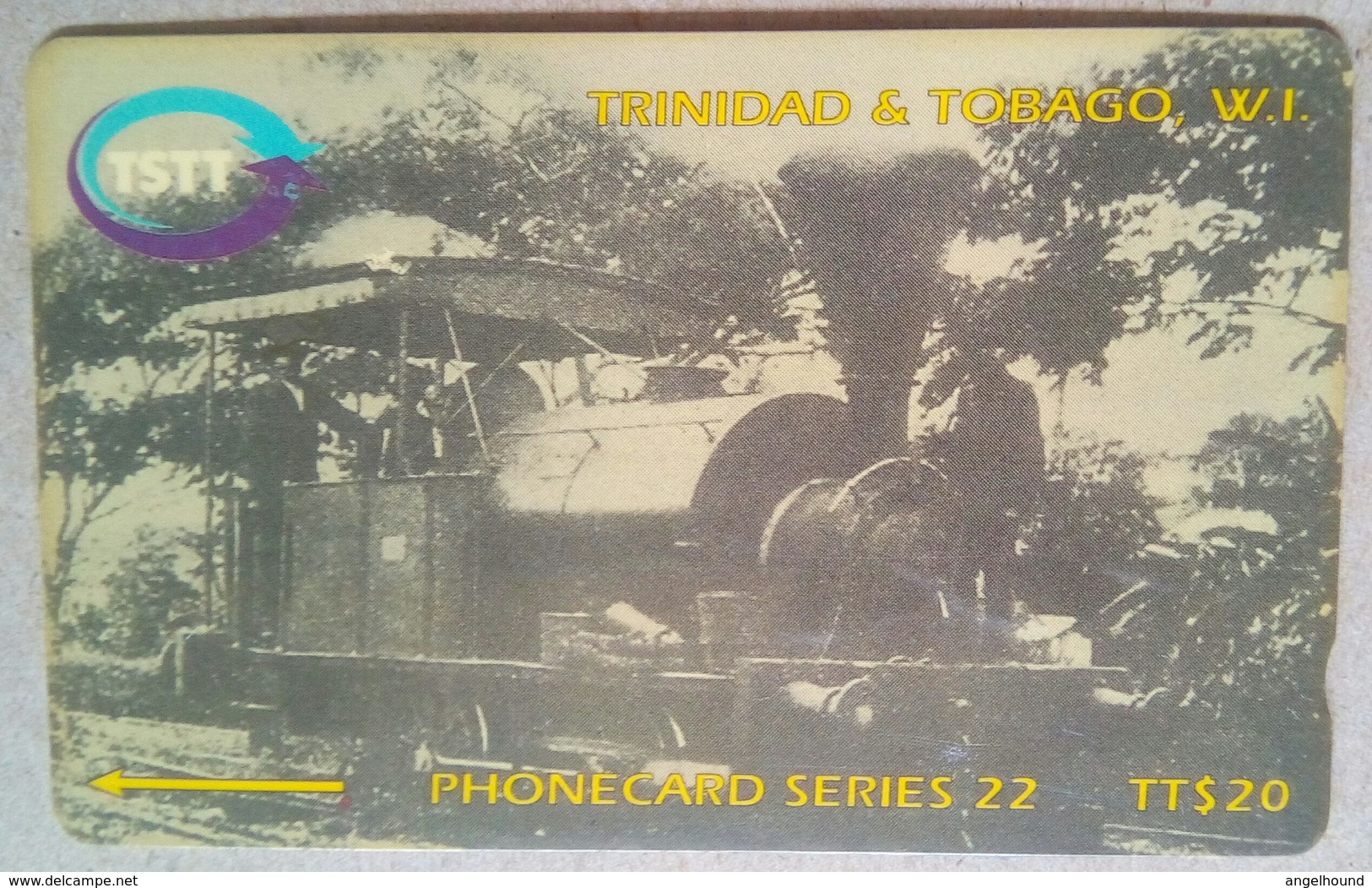 Trinidad And Tobago 205CTTD  TT$20 First Train  ( No Slash Zero ) " - Trinidad & Tobago