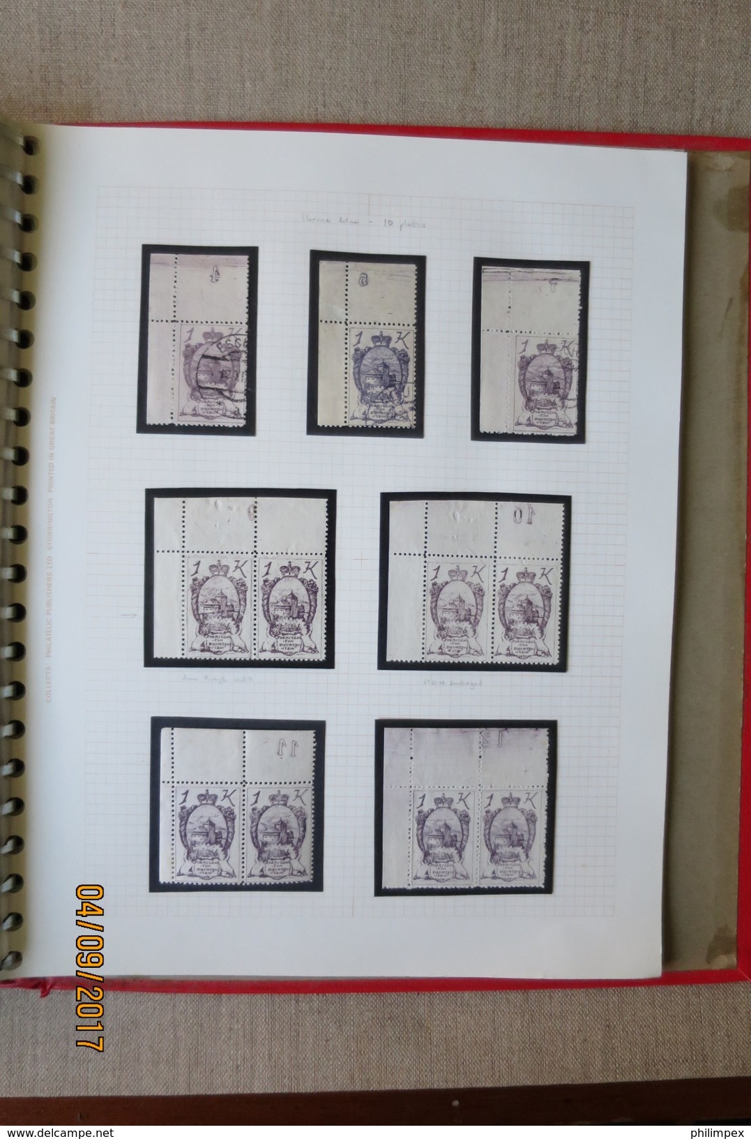 LIECHTENSTEIN, enormous SPECIALIZED COLLECTION ISSUE 1920