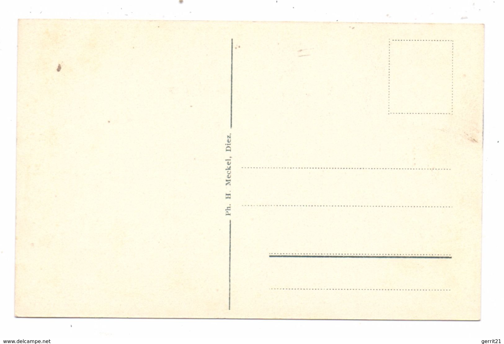 6252 DIEZ, Schlossbrunnen, Künstler-Karte, 1914 - Diez