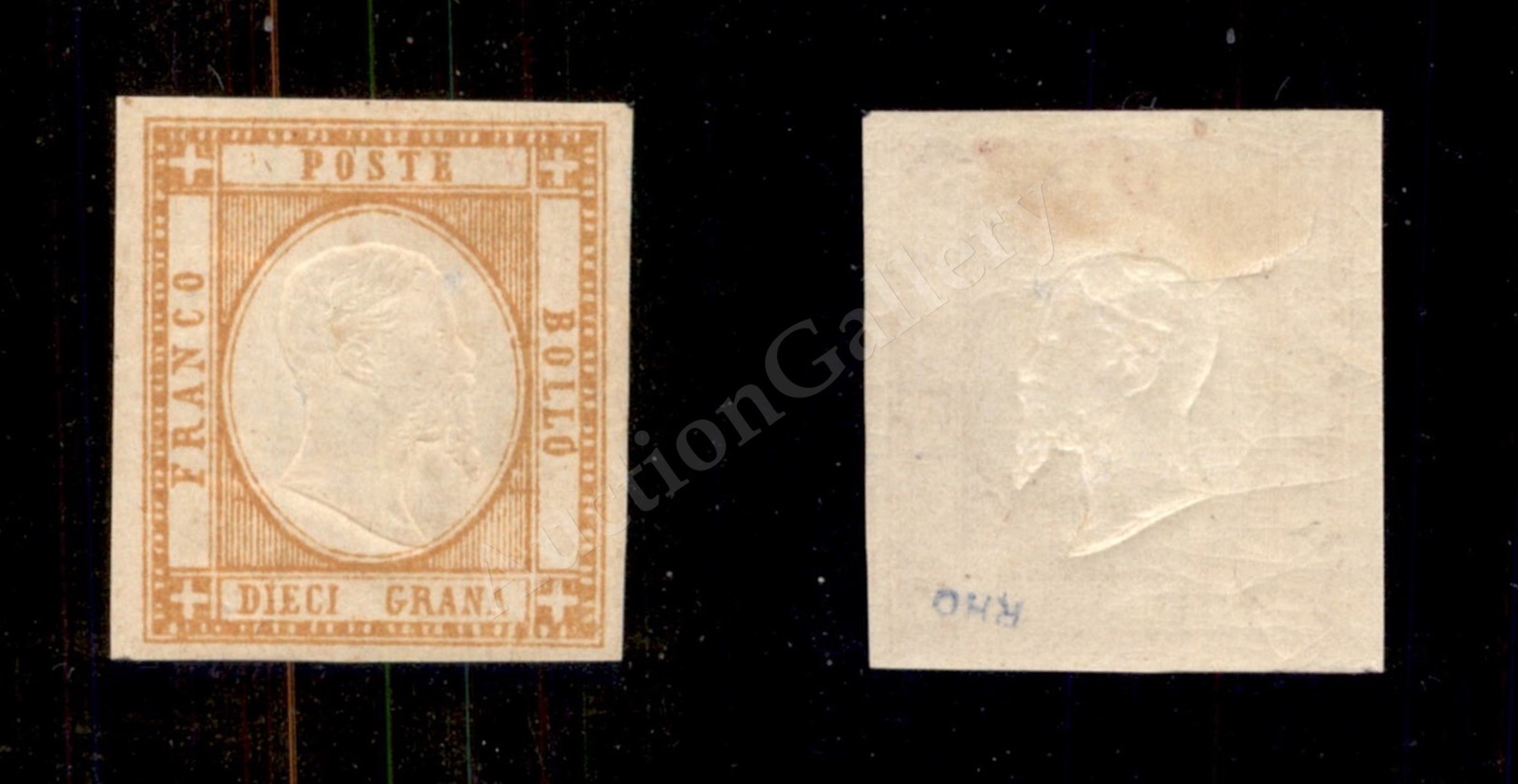 0046 1861 - 10 Grana Giallo Ocra (22a) Nuovo Con Gomma - Molto Bello (2.250) - Andere & Zonder Classificatie