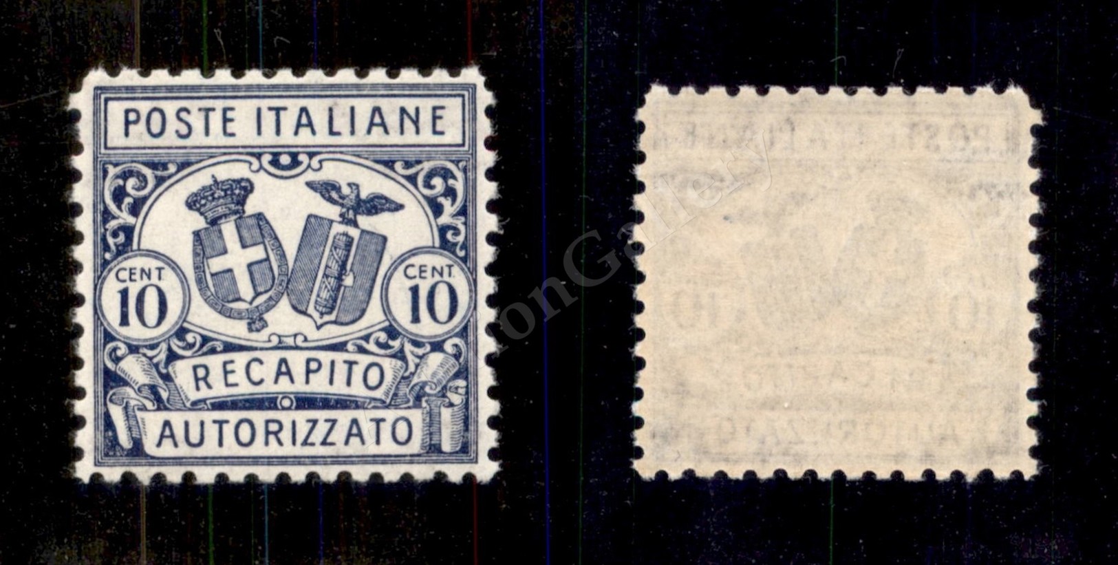 0222 1928 - 10 Cent Recapito (1) - Ottima Centratura - Gomma Integra (312) - Autres & Non Classés