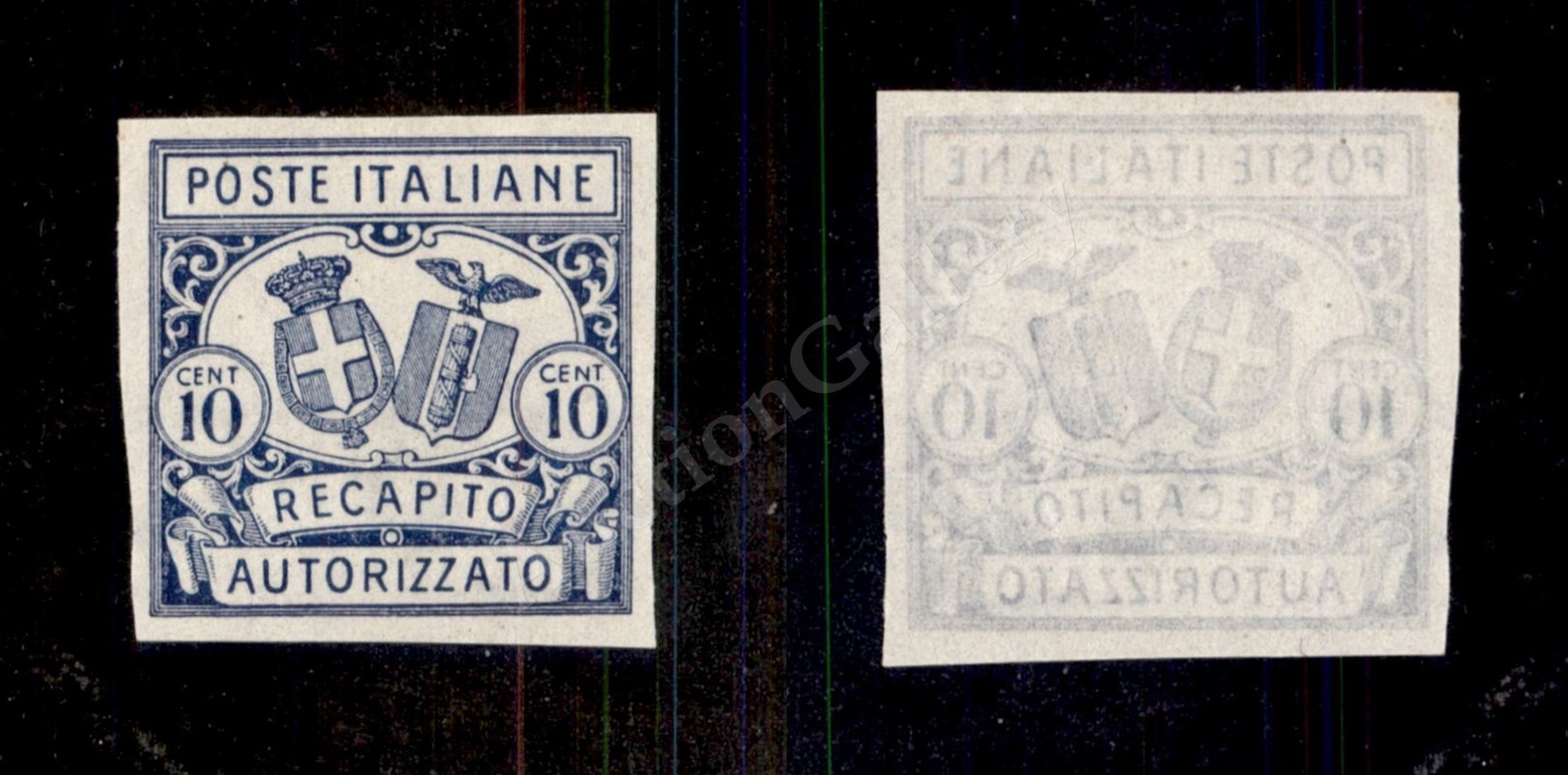 0223 1928 - Prova D’Archivio - 10 Cent Recapito (P1) - Nuovo Senza Gomma (400) - Autres & Non Classés