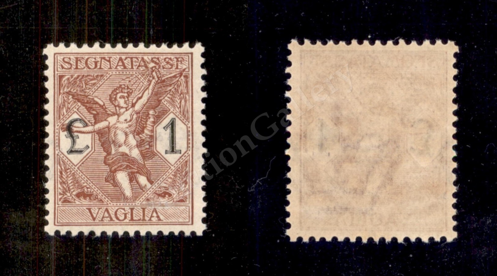 0232 1924 - 1 Lira Segnatasse Vaglia (4) - Gomma Integra - Ottima Centratura - Molto Bello (300) - Sonstige & Ohne Zuordnung