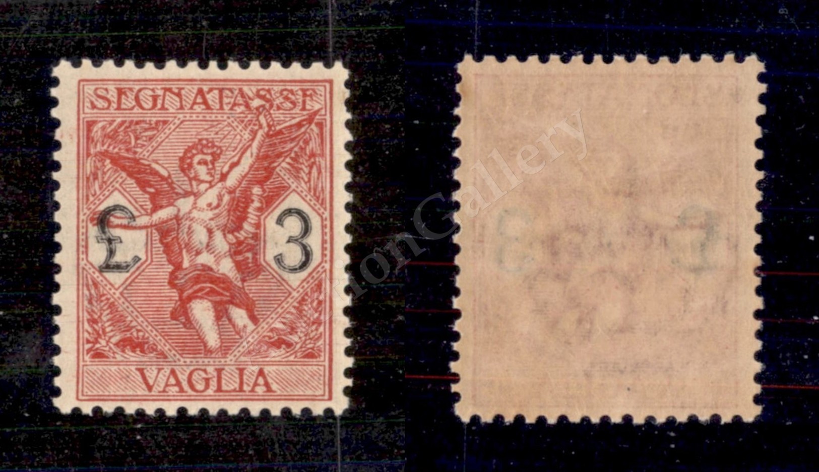 0234 1924 - 3 Lire Segnatasse Vaglia (6) - Gomma Integra - Ottima Centratura - Molto Bello (300) - Sonstige & Ohne Zuordnung
