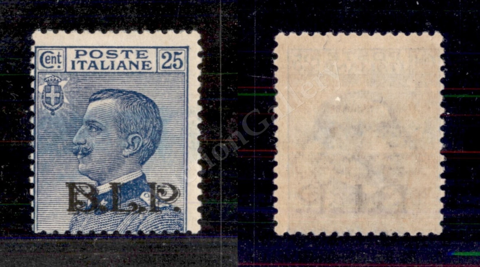 0237 1922 - 25 Cent BLP (8) Con Filigrana Capovolta - Gomma Integra - Non Catalogato - Autres & Non Classés