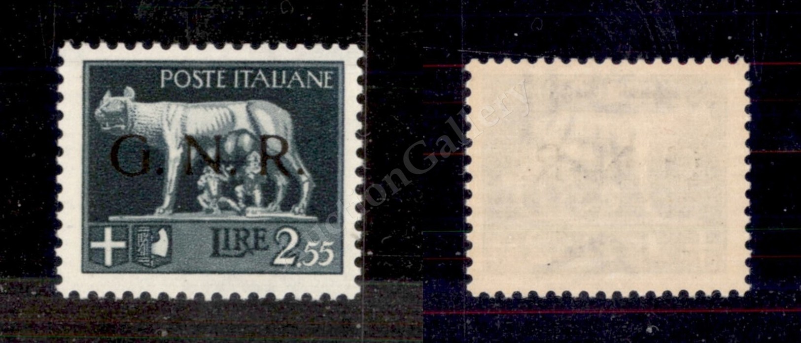 0282 1944 - 2,55 Lire (483A) Con Soprastampa Nera - Gomma Integra (900) - Sonstige & Ohne Zuordnung