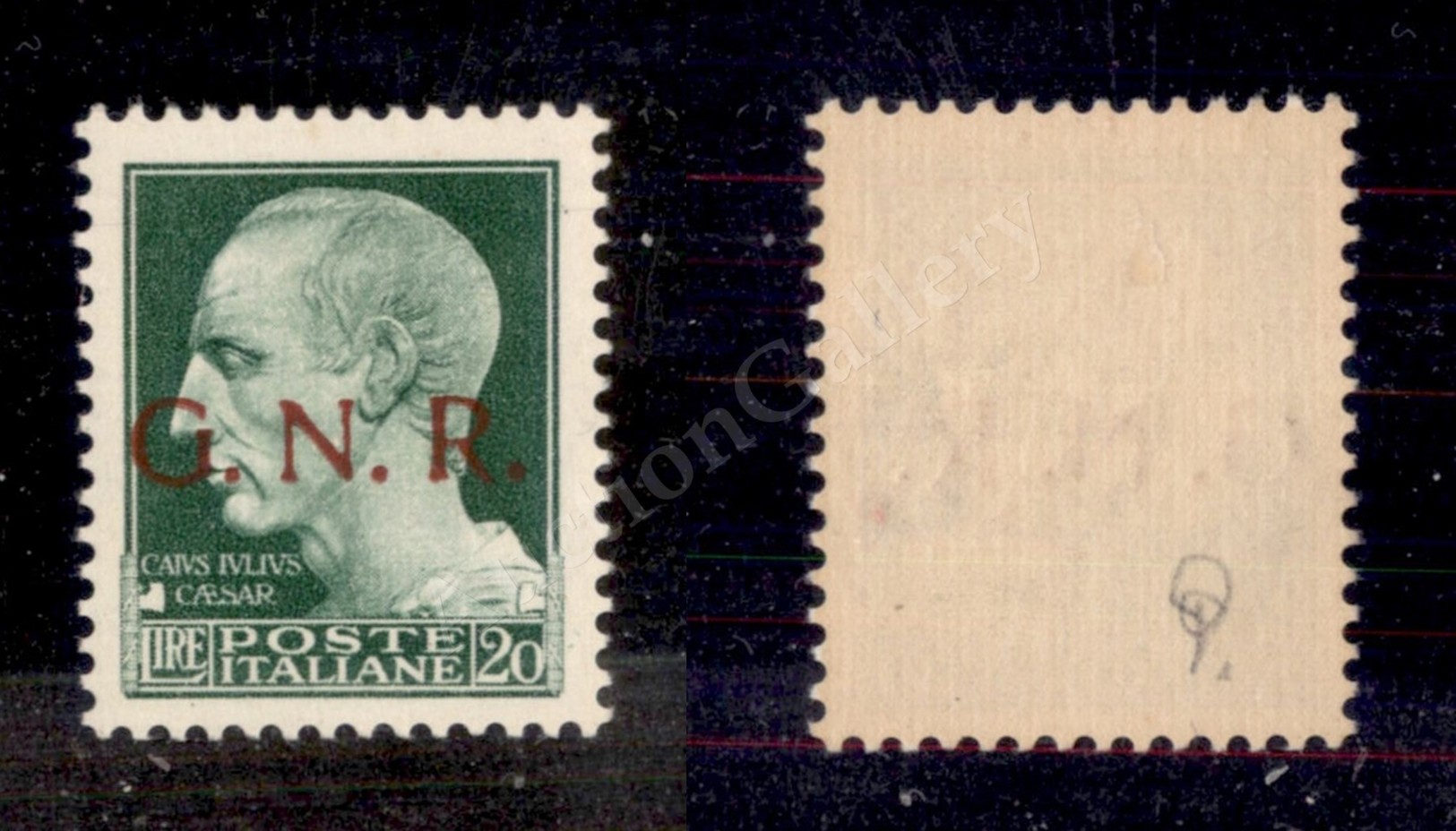 0288 1944 - 20 Lire (487) Con Punto Grosso Dopo R - Non Catalogato - Autres & Non Classés