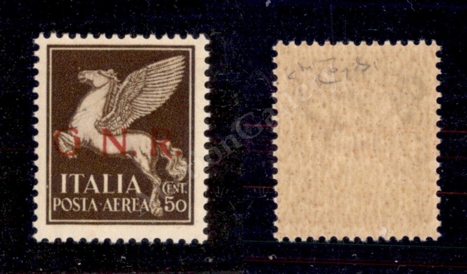 0300 1944 - 50 Cent (118A - Aerea) Con Soprastampa Rossa - Gomma Integra - Raybaudi (600) - Sonstige & Ohne Zuordnung