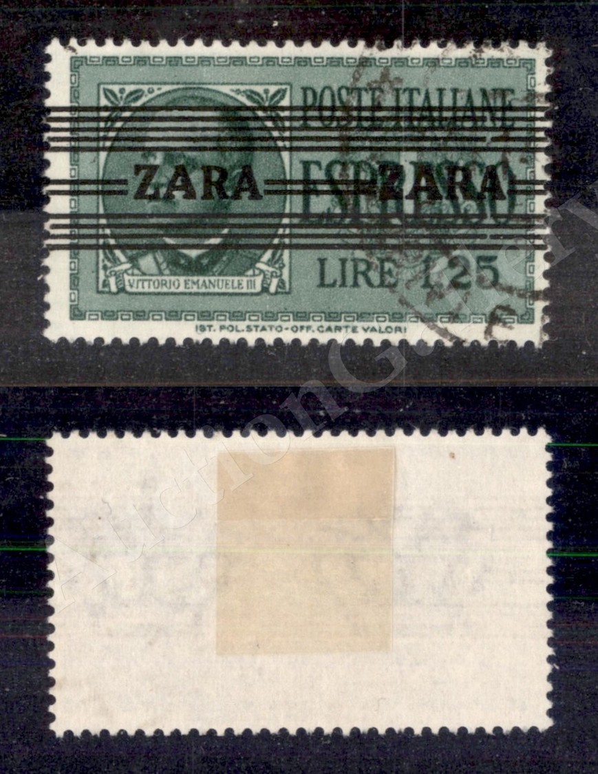 0448 Zara - 1943 - 1,25 Lire Espressi (3) Con Soprastampa Del III Tipo (500) - Sonstige & Ohne Zuordnung