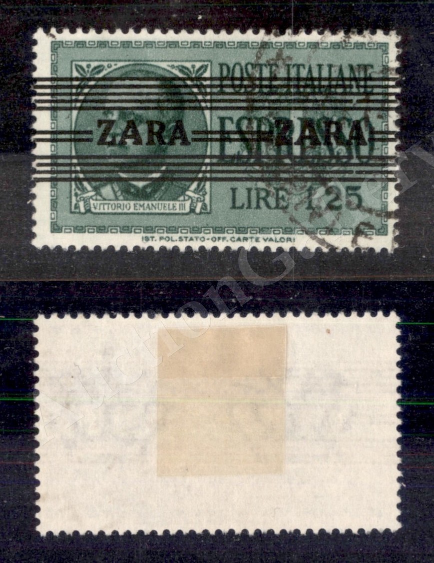 0448 Zara - 1943 - 1,25 Lire Espressi (3) Con Soprastampa Del III Tipo (500) - Autres & Non Classés